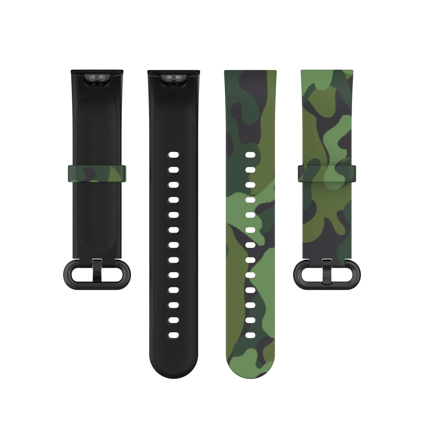 DL3 Mobilak Strap Compatible with Xiaomi Redmi Watch 2 Lite/Poco Watch/Redmi Watch 2 / Horloge 2 Soft Replacement Sport Silicone Strap - Black