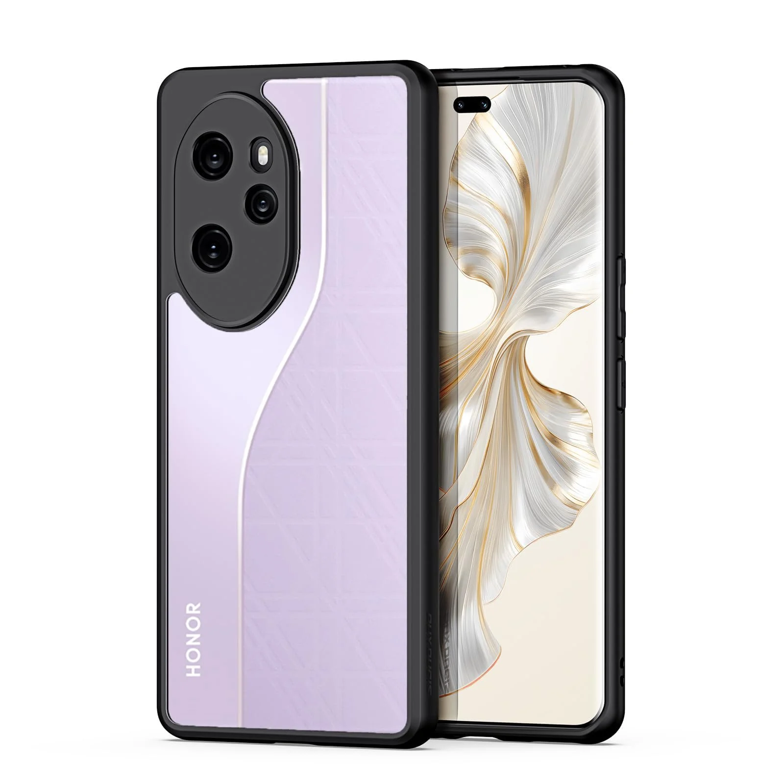 DL3 Mobilak Clear TPU Case for Honor 100 Pro 5G, Camera protection, Shock-absorbing protection, Scratch-resistant surface - Black