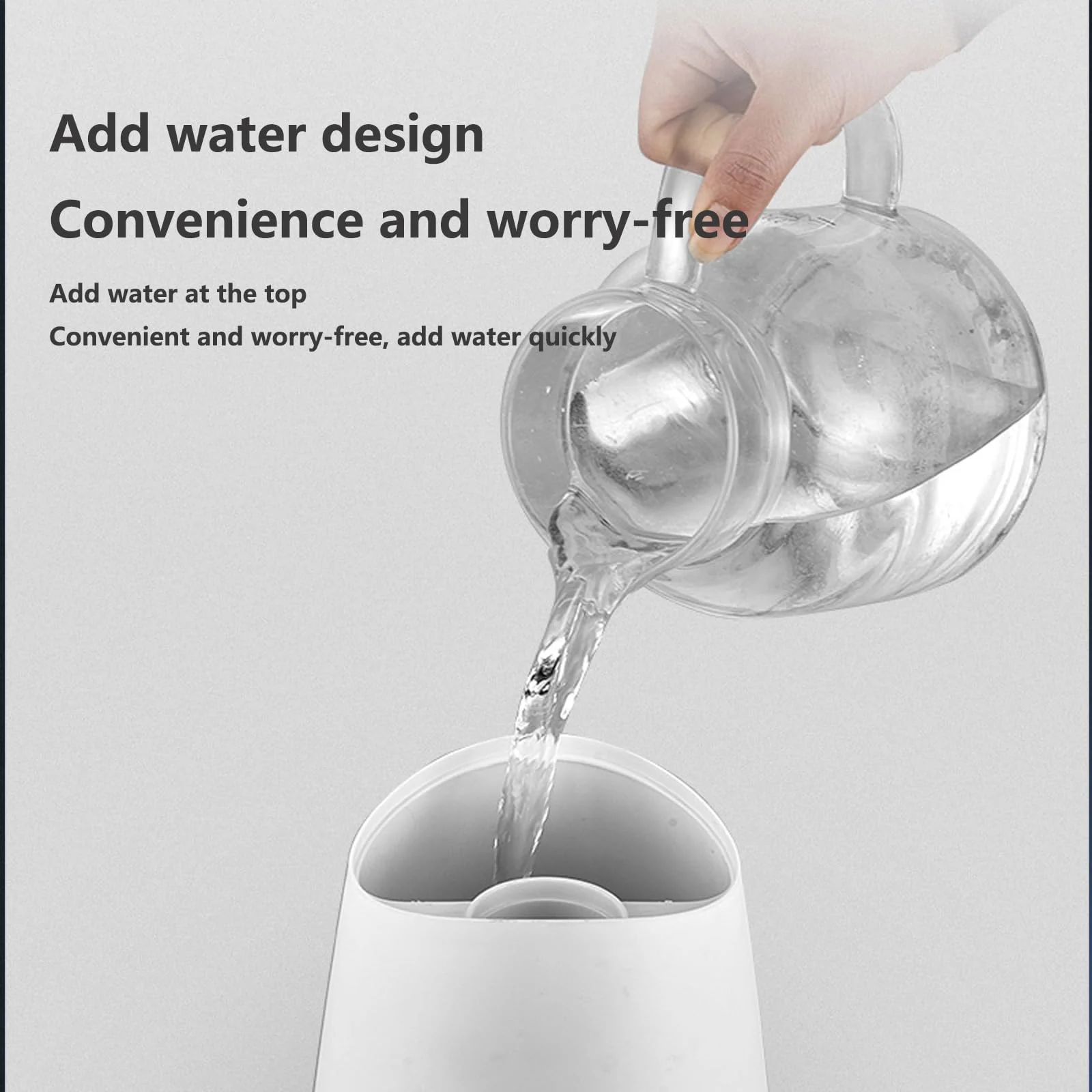 MOBIGON Smart 6.5 L Top-Fill Cool Mist Humidifier, White