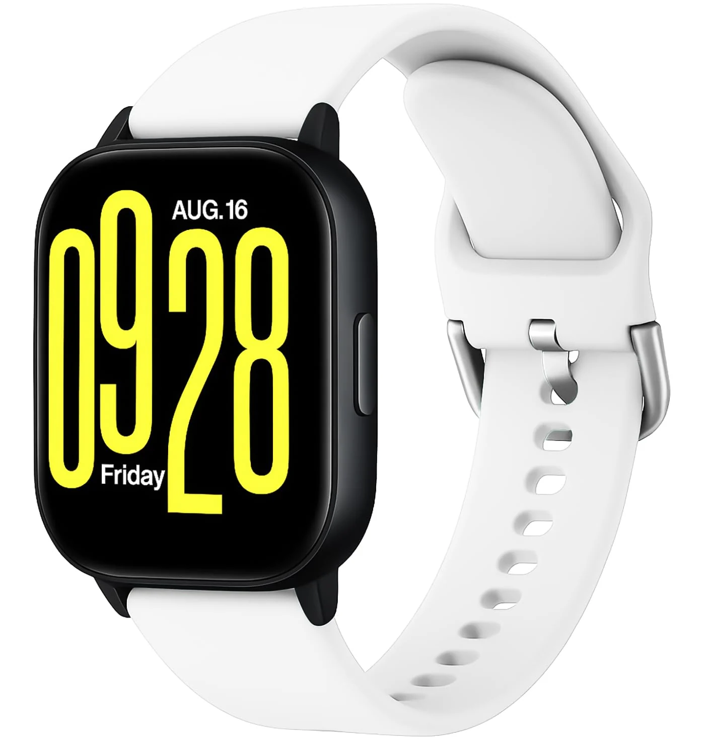 DL3 Mobilak Straps Compatible with Xiaomi Redmi Watch 5 Active/Redmi Watch 5 Lite Bracelet, 22mm Soft Silicone Replacement Band Sports Strap Wristbands [Wear-resistant] [breathable] - A-white