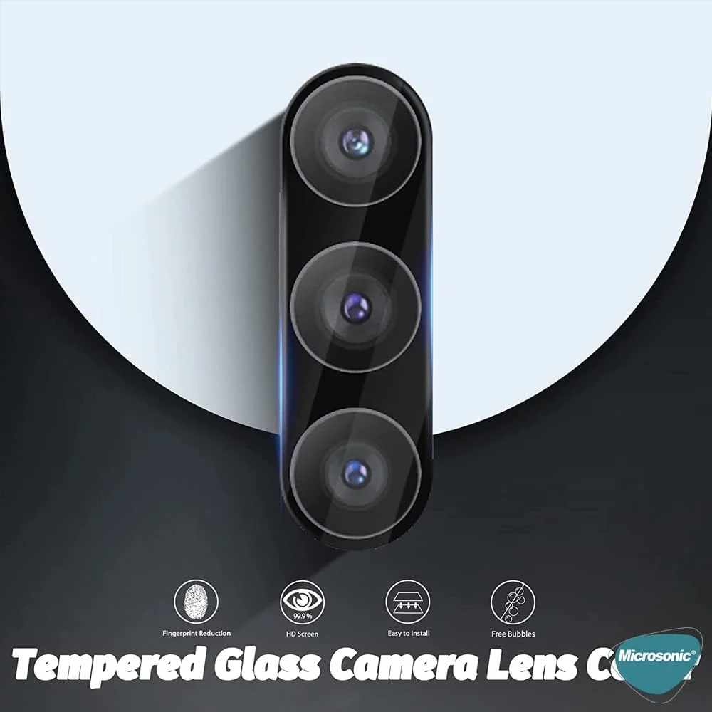 DL3 Mobilak Samsung Galaxy A34 5G Camera Lens Protector Tempered Glass Screen Protector HD [Full Coverage][Anti-Scratch] Drop Protection Ultra Clear/Thin Lens Protector Case - Black