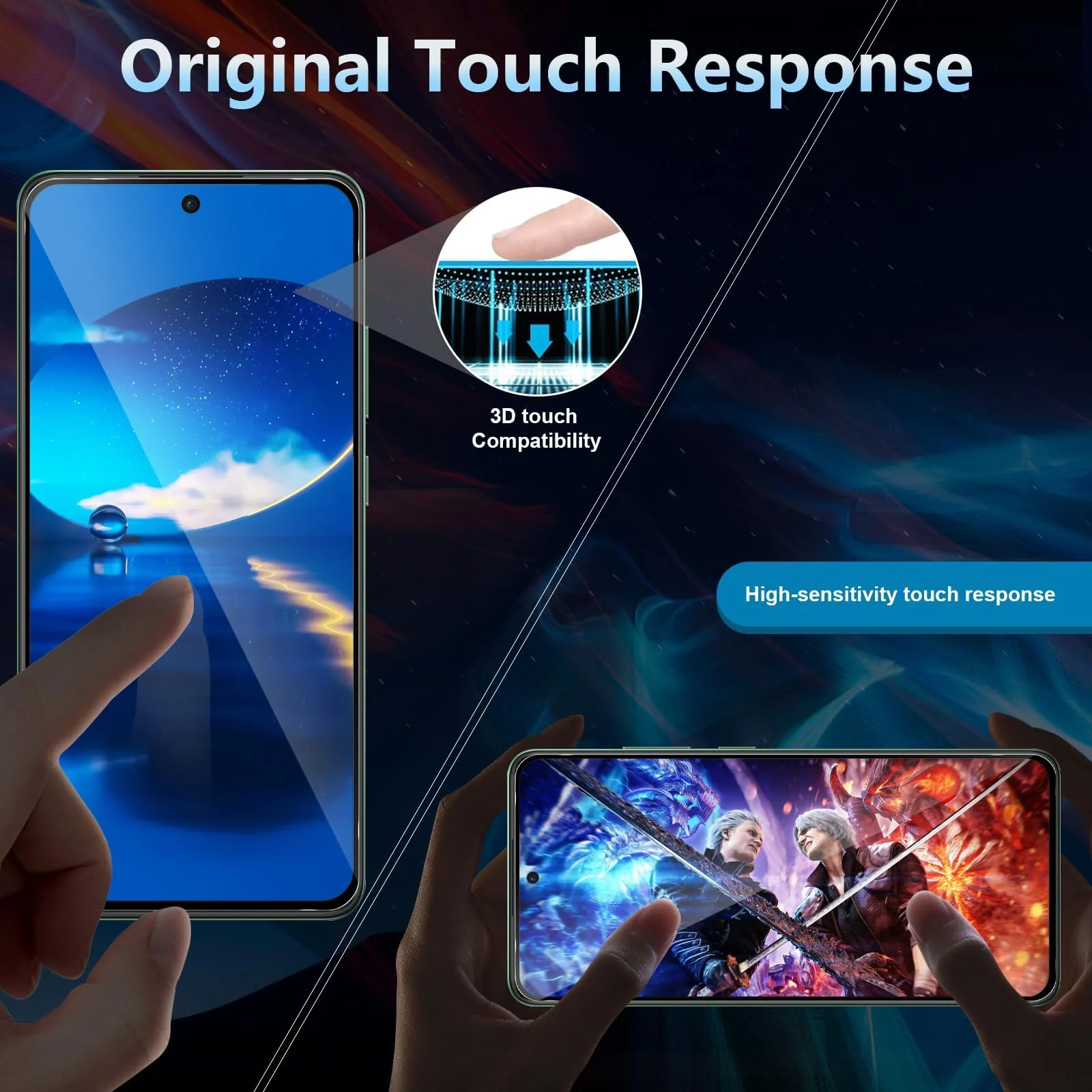 DL3 Mobilak for OPPO Reno 12F / Reno12 F 4G/5G Tempered Glass Screen Protector, 9H Hardness Anti-Scratch Tempered Glass flim, Case Friendly, Anti-Scratch For OPPO Reno 12 F - Clear