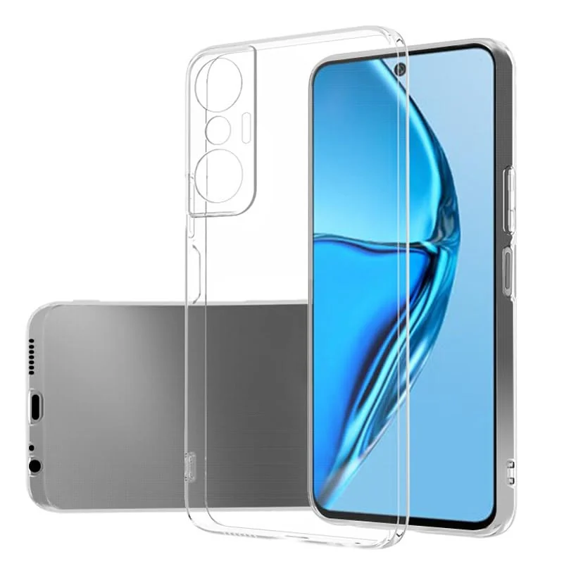 DL3 Mobilak Case Compatible with Infinix Hot 20S Case Crystal Soft TPU Gel Case Flexible Silicone Anti-Scratch Camera Protection TPU Cover - Clear