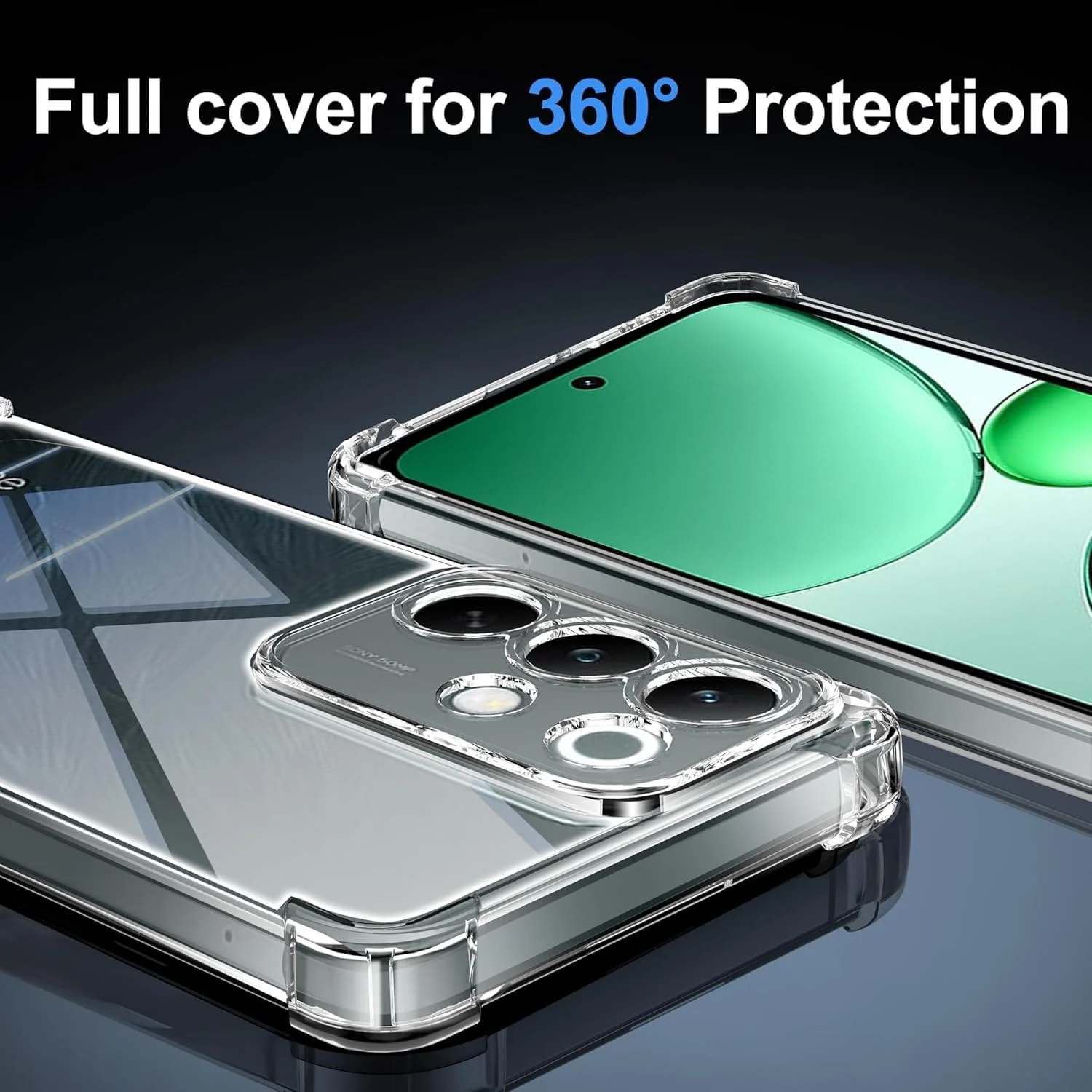 DL3 Mobilak Clear TPU Protective Case for realme C85 Pro with Camera Protection and Shockproof Design - Clear
