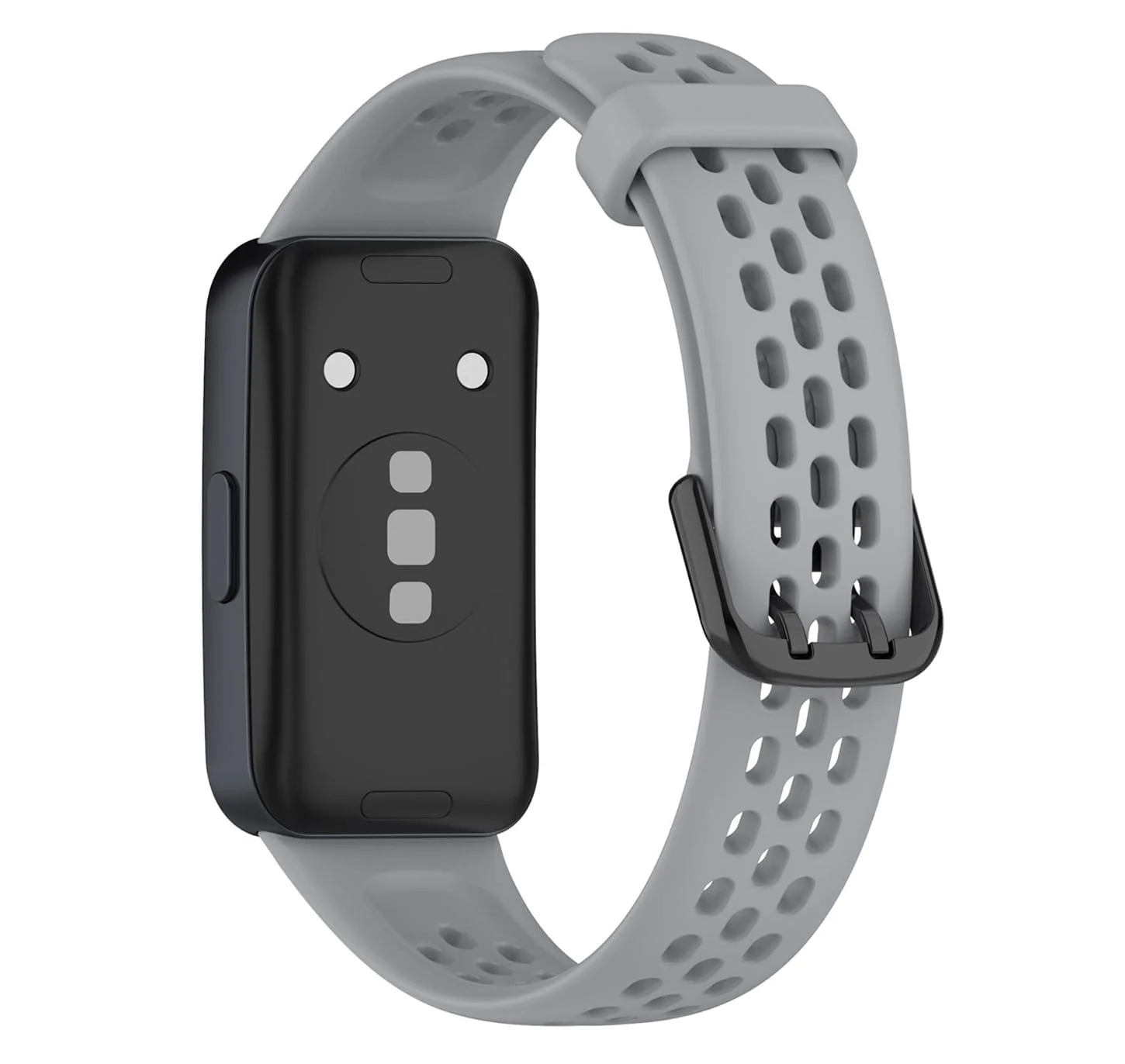 DL3 Mobilak Strap for HUAWEI Band 8 Replacement Band, Silicone Belt, Soft, Waterproof, Sweatproof, Easy to Put on and Take Off, HUAWEI Band 8 Replacement Strap, Sport Band - Gray