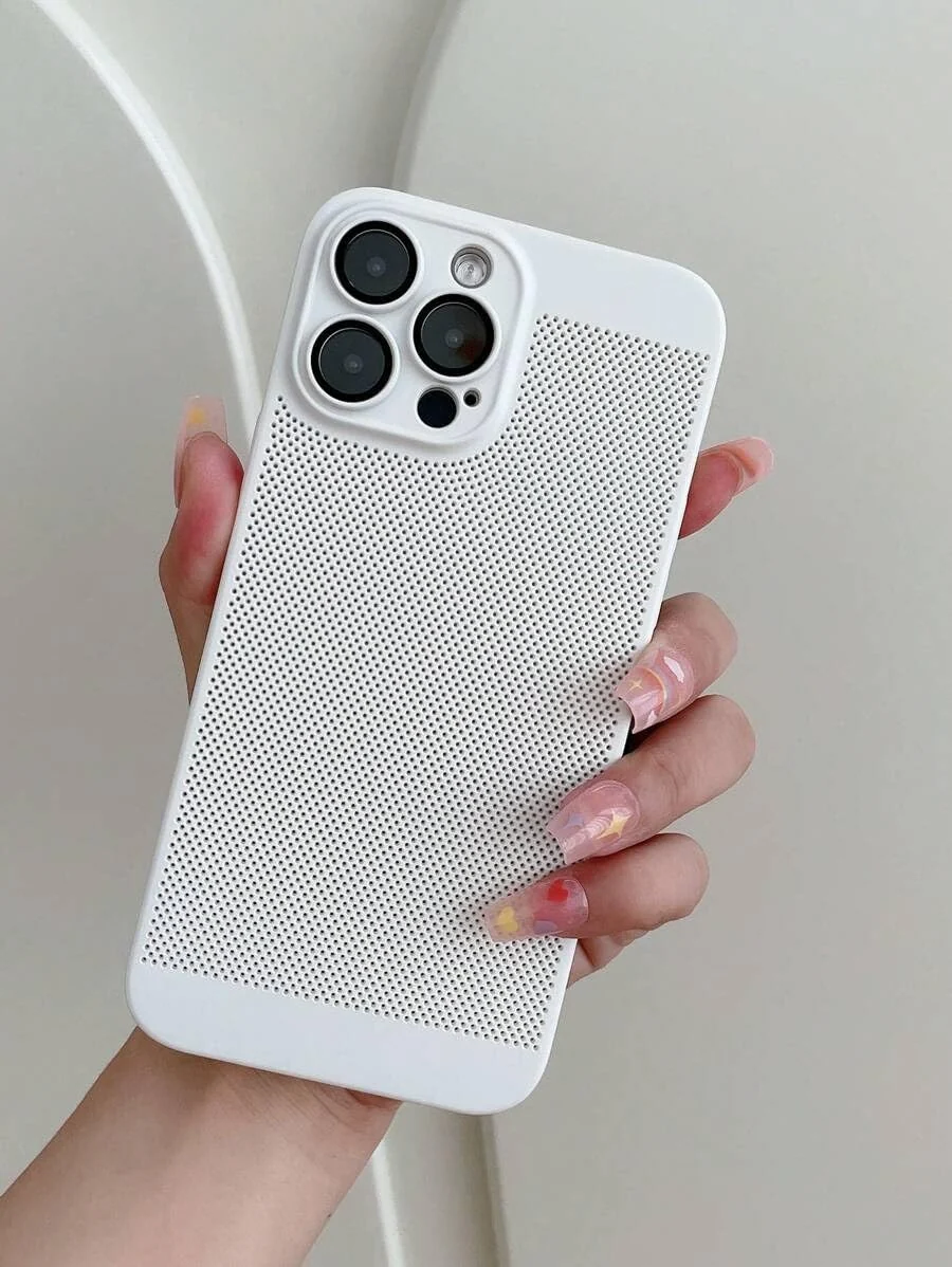 DL3 Mobilak Heat-Dissipation Hard PC Case with Built-In Camera Lens Protector for iPhone X / iPhone XS - White