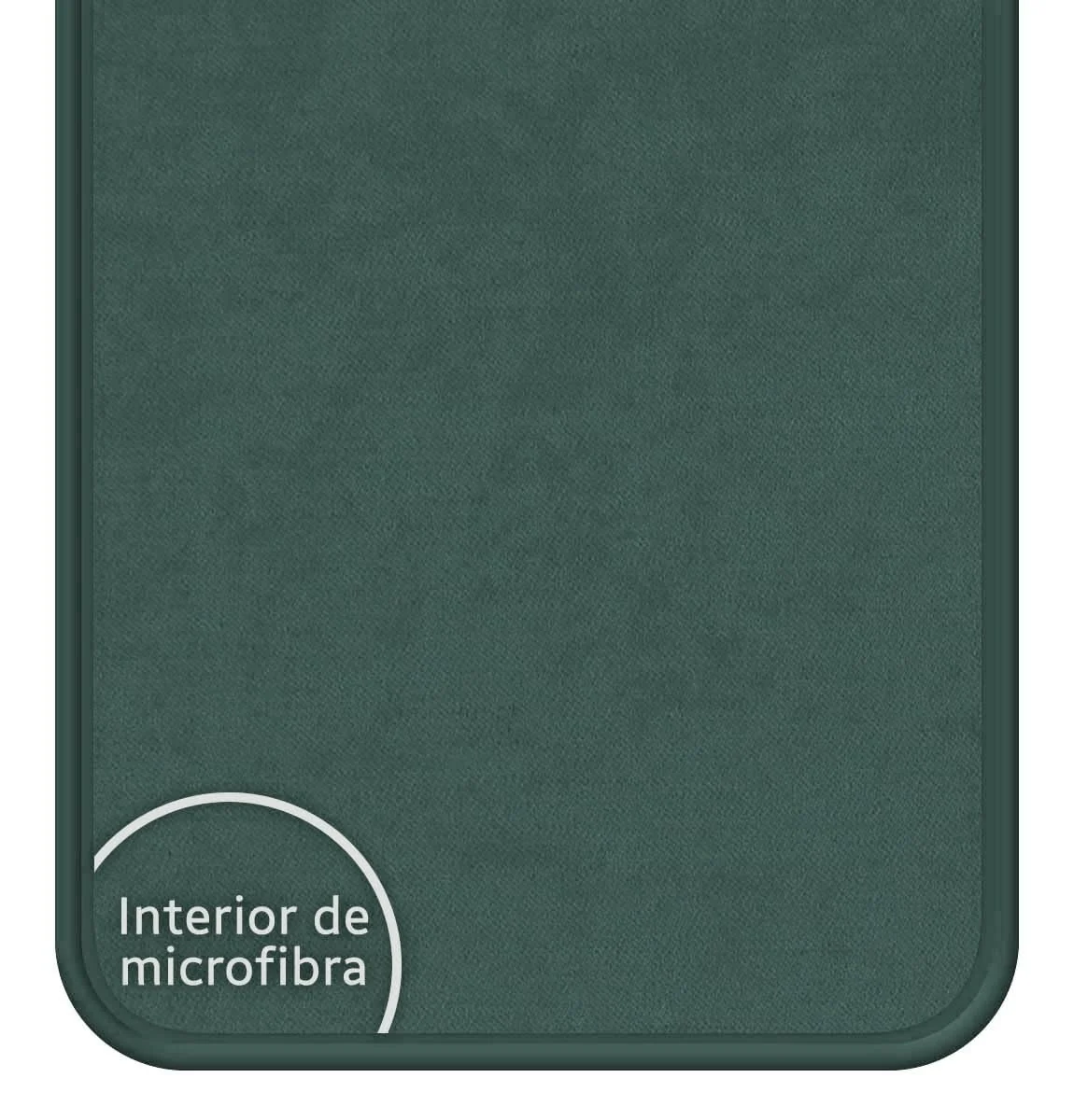 DL3 Mobilak Liquid Silicone Case for OPPO A79 5G, Shock-absorbing protection, Scratch-resistant surface, Soft microfiber lining - Green