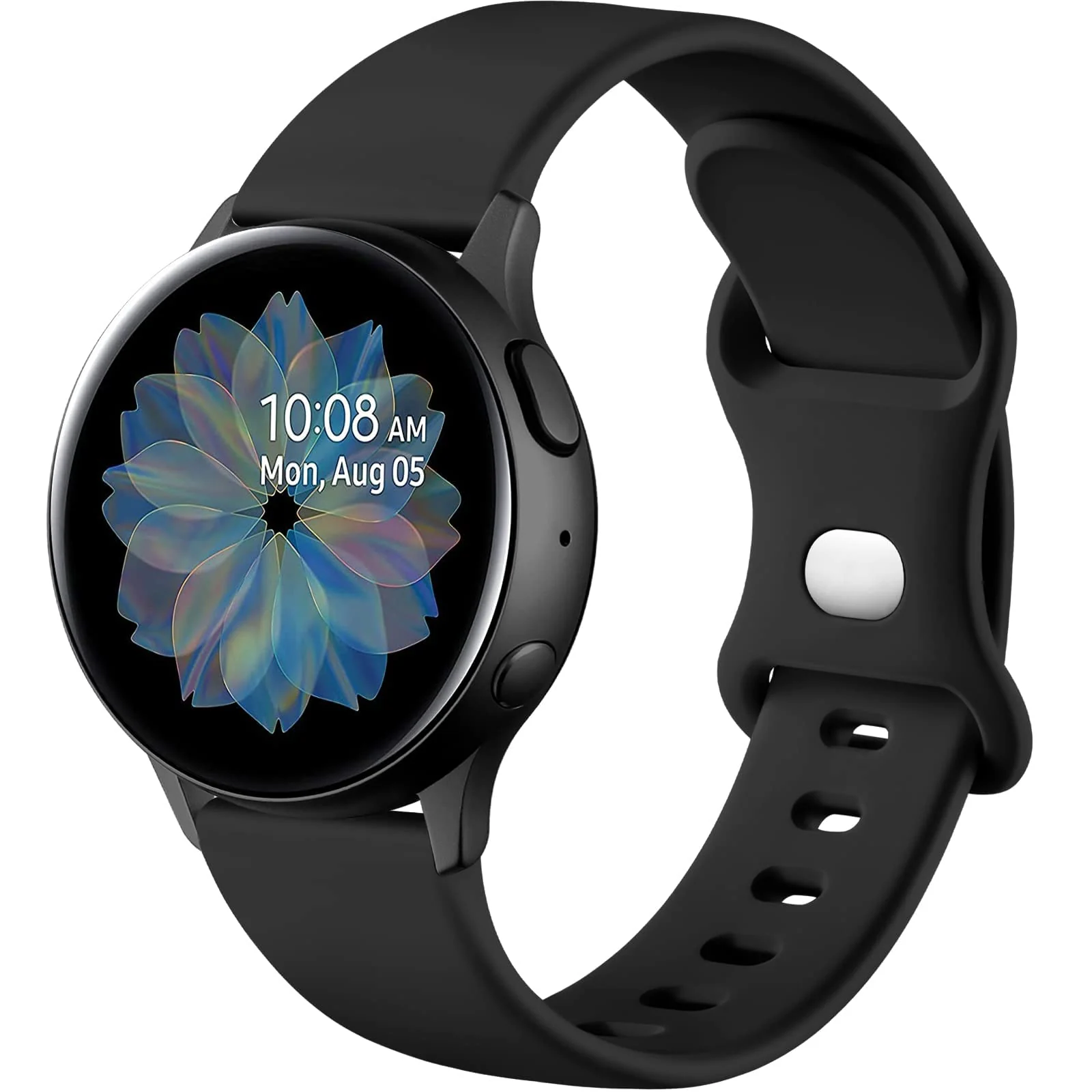DL3 MOBILAK Strap Silicone 20MM Compatible with Samsung Galaxy Watch 7/6/5/4 40mm 44mm/5 Pro 45mm/S2 classic/active 2 40mm 44mm/Amazfi GTS 2/2e/3/3 Pro/4/2 Mini/3 Mini/4 Mini/Bip 3/Bip 3 Pro