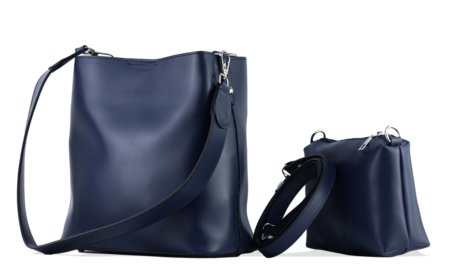 Mobigon Women’s 2-in-1 Hobo Shoulder Bag Set, Premium Handbag with Studded Details, Magnetic Snap Closure, Mini Crossbody Pouch with Zipper & Adjustable Adjustable Strap