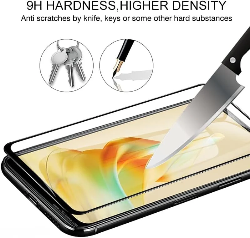 DL3 Mobilak Full Curved 5D Glass Screen Protector Full Glue For OPPO Reno 8T 4G (not for 5G) - Black