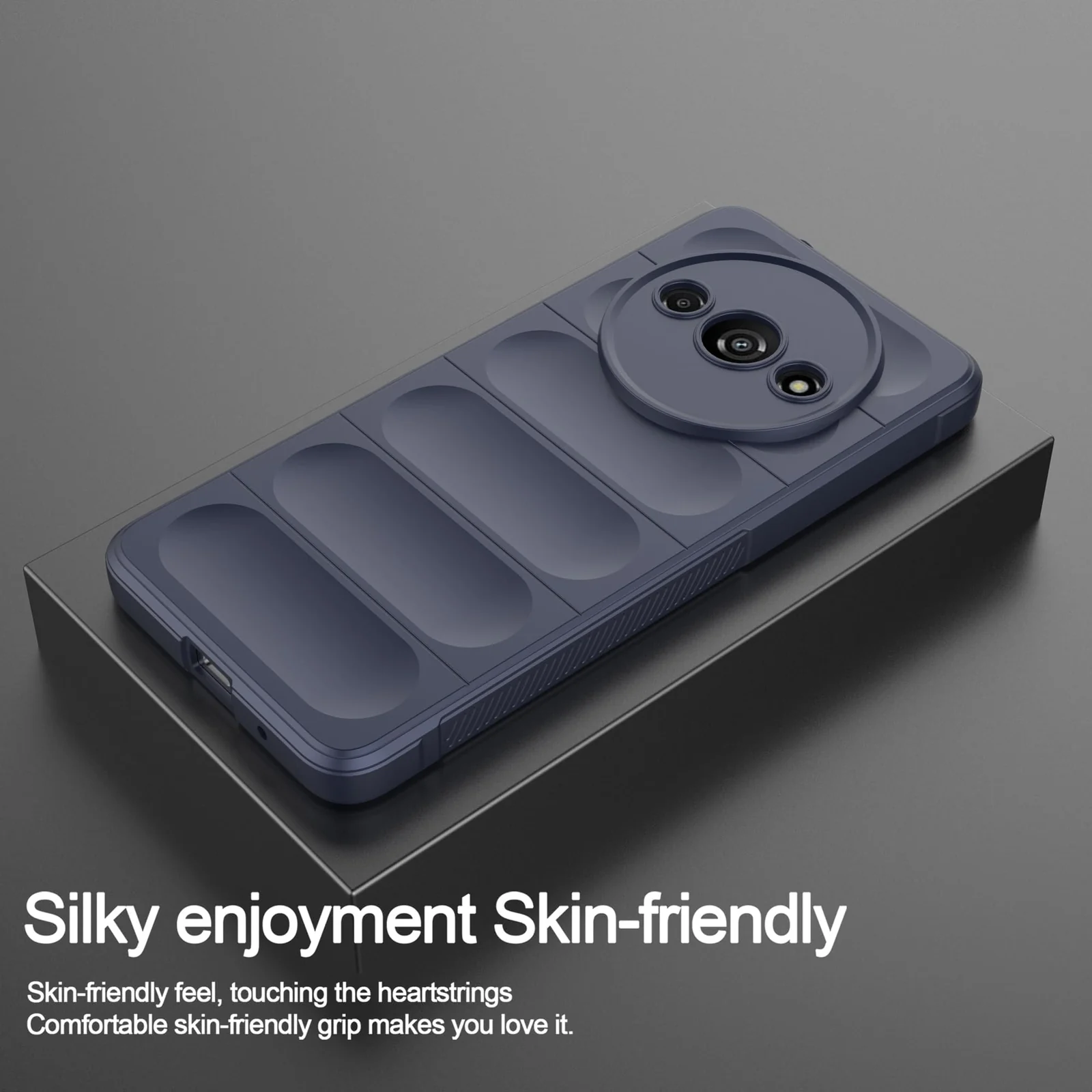 DL3 Mobilak Rugged Protective Case for Xiaomi Redmi A3, Camera protection, Shock-absorbing protection, Non-slip grip - Blue