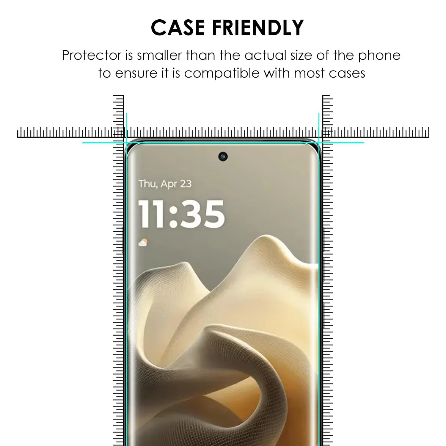 DL3 Mobilak Li-to Screen Protector Infinix Note 50S [Liquid UV Tempered Glass] Full Screen adhesive [Sensitive Touch][Fingerprint Sensor Compatible] HD - Clear