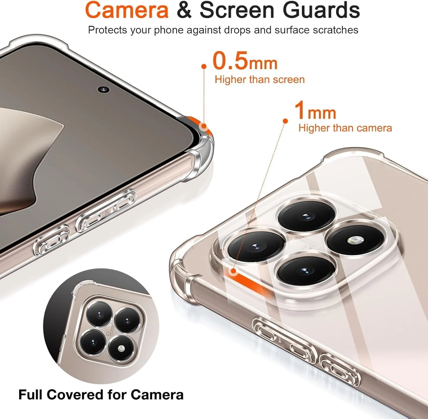 DL3 Mobilak Clear Protective Case for Xiaomi 15T - Clear