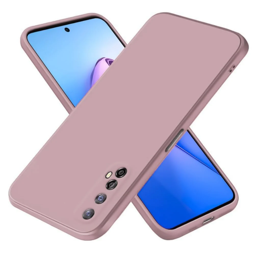 Dl3 Mobilak Realme 7 Case, Soft Flexible Liquid Silicone Gel Rubber Bumper Cover, Full Body Shockproof Protective Phone Case (Blue 2)