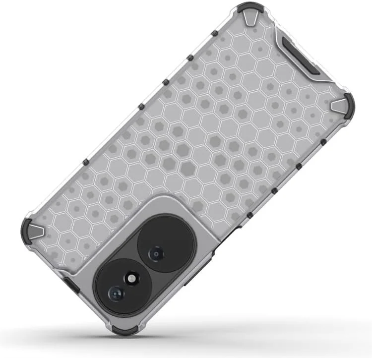 DL3 Mobilak Clear PC and TPU Protective Case for Honor X7B with Shockproof Design - Clear