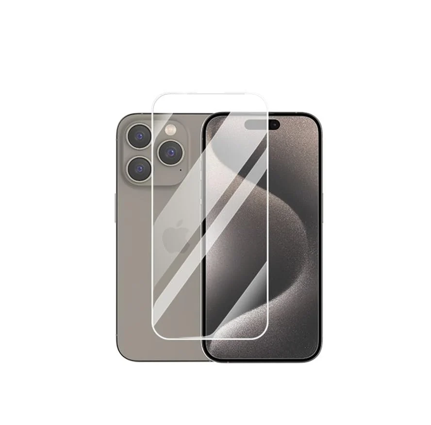DL3 Mobilak Tempered Glass Screen Protector For iPhone -Clear (iPhone 15 Pro) - clear