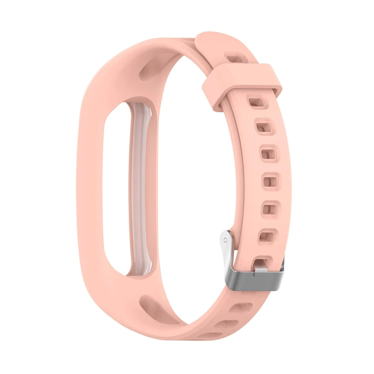DL3 Mobilak Silicone Watch Band Strap Compatible for Huawei Honor Band 4 Running Version/Huawei Band 3e/ Band 4e Smart Watch Bracelet Replacement - Black