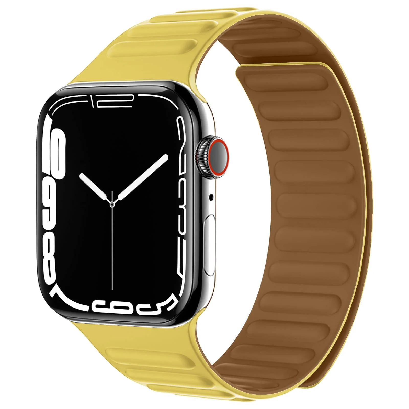 Dl3 Mobilak Silicone Straps Compatible with Apple Watch Ultra Strap 49MM 45MM 46MM 44MM 42MM, Loop Band with Strong Magnetic Closure for iWatch Ultra 2 Series 11 10 9 8 7 6 5 4 SE (Clover Green)