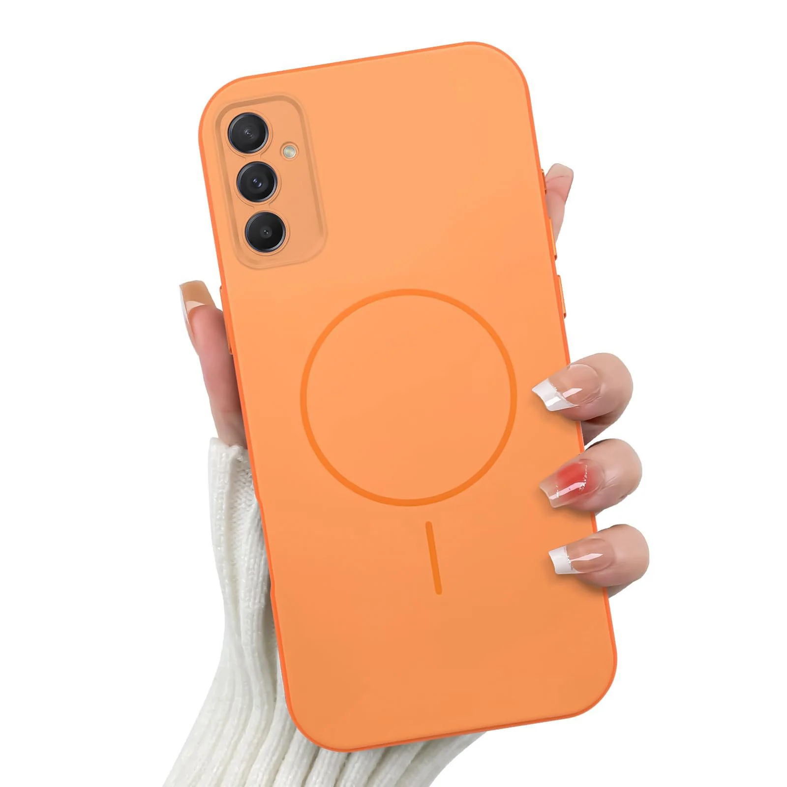 Samsung Galaxy A55 5G — DL3 Mobilak Case For Samsung Galaxy A55 5G Slim Design [Not Compatible with MagSafe] Soft Silicone Case Flexible TPU Anti-Scratch Protective Cover with Full Camera Protection