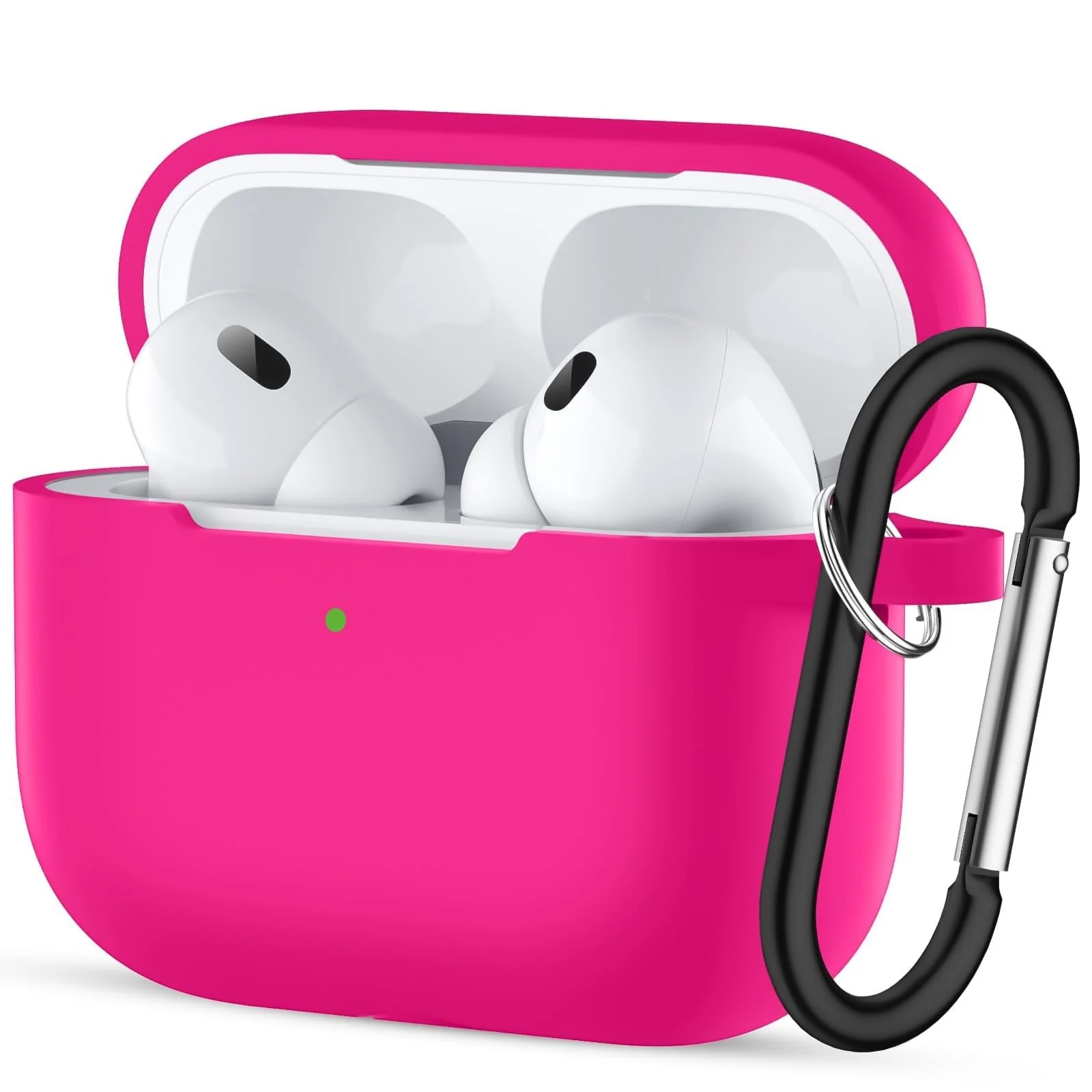 DL3 Mobilak Compatible with AirPods Pro 3 (2025) Generation Case Cover, Protective Silicone Skin with Keychain for Women Men for Apple AirPods Pro Gen 3 (2025), Front LED Visible
