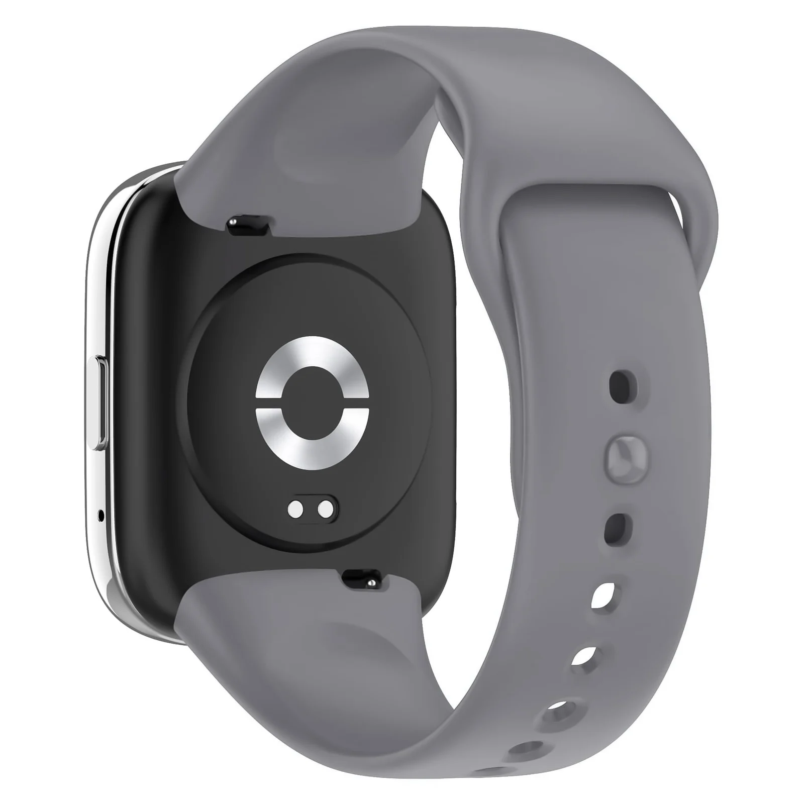 DL3 Mobilak Strap Silicone Compatible With Xiaomi Redmi Watch 3 Active/Redmi Watch 3 Lite, Sport Silicone Watch Band Wrist Strap, Bracelet Wristband Wrist Strap - Gray