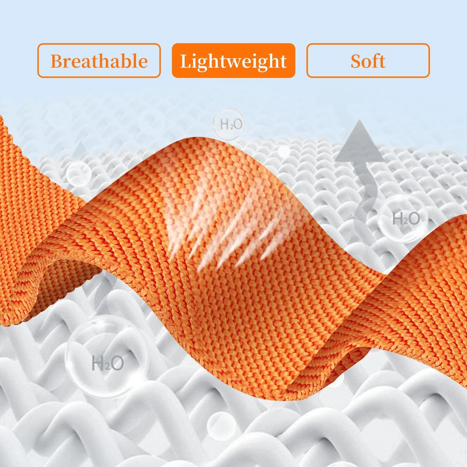DL3 Mobilak Solo Loop Nylon Band Compatible with Apple Watch Ultra 2/Ultra Band 49mm 45mm 46mm 44mm 42mm for Men Women, Soft Fabric Braided Elastic Sport Strap for iWatch Series SE 10/9/8/7/6/5/4 - Orange