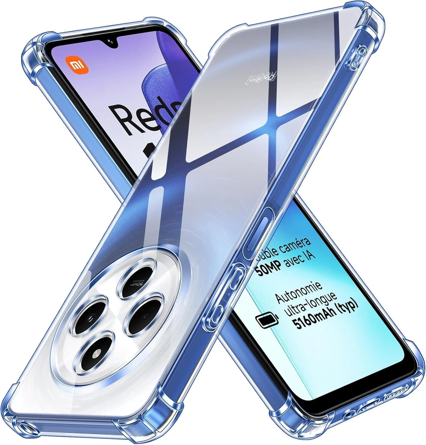 DL3 Mobilak Clear TPU Case for Xiaomi Redmi 14C 4G / Poco C75, Camera protection, Shock-absorbing protection, Scratch-resistant surface - Clear