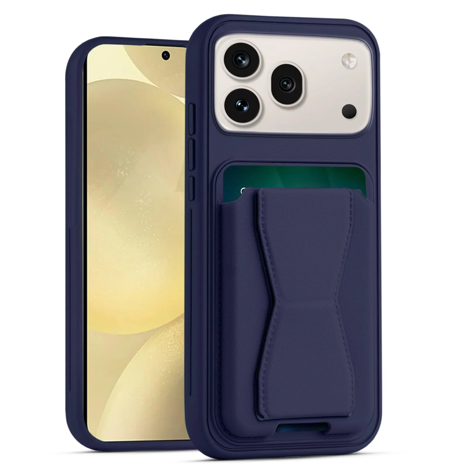 Dl3 Mobilak Leather Wallet Case Compatible with Honor 600 Pro 5G, Leather Back Cover With TPU Frame, Shockproof Protective Phone Case with Card Holder Stand - Brown