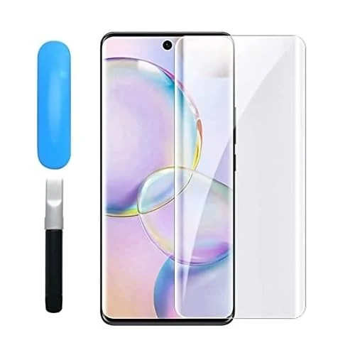 DL3 Mobilak Full Glass Screen Protector For Honor 50 5G / Huawei Nova 9 Nano UV Tempered Glass Full Glue Cover Screen Protector For Honor 50 5G / Huawei Nova 9 Nano Screen Glass Film - Clear