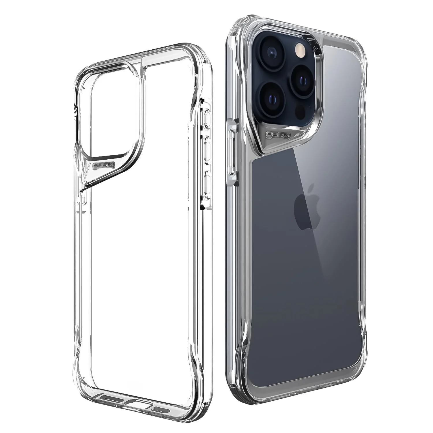 DL3 Mobilak for iPhone 15 Pro Case Transparent, Heavy Duty Durable 3-Layer [Not Yellowing][Military Grade Drop Protection] Shockproof/DropProof Protective Cover - Clear