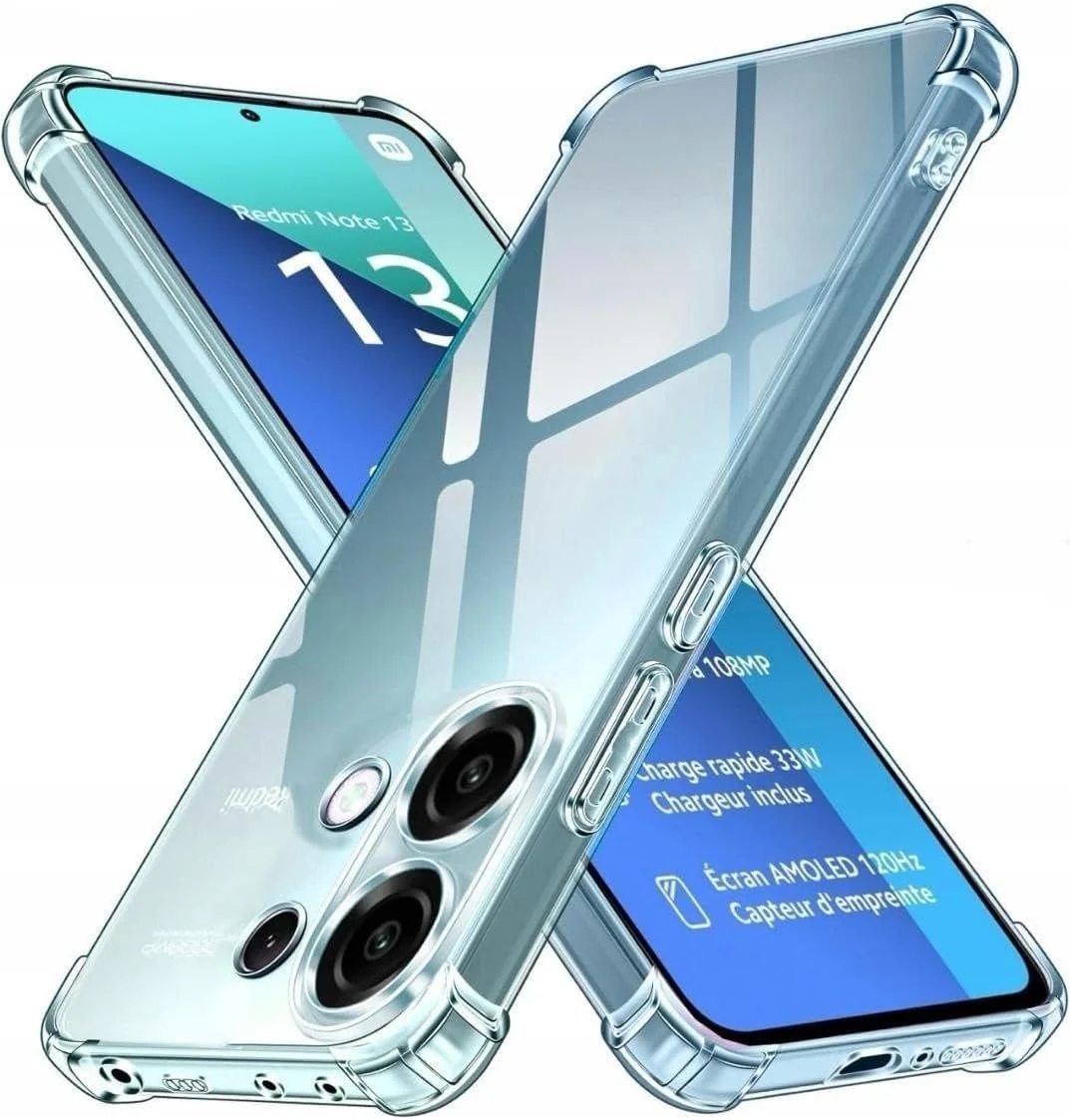DL3 Mobilak Clear TPU Case for Xiaomi Redmi Note 13 4G, Camera protection, Shock-absorbing protection, Scratch-resistant surface - Clear