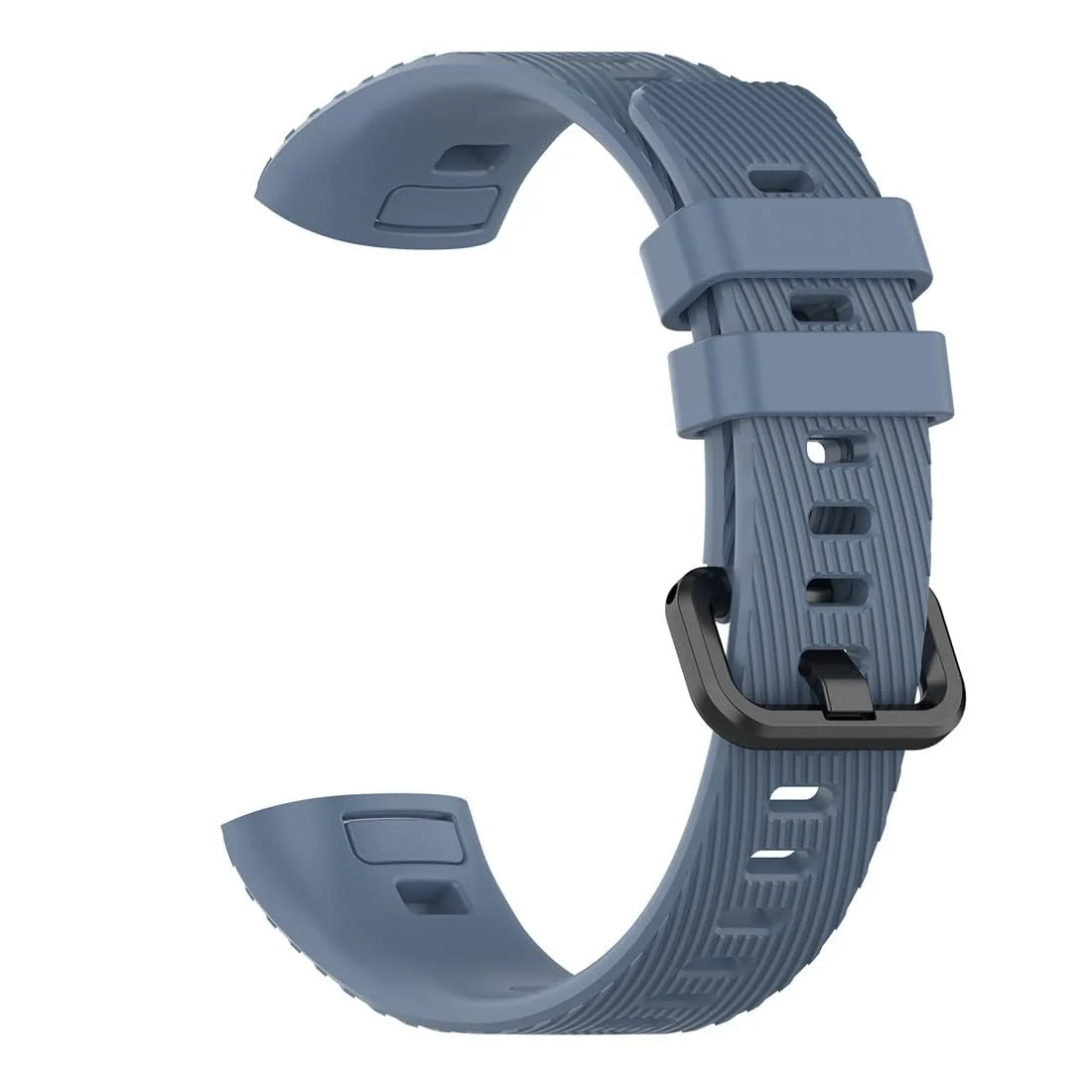 DL3 Mobilak Strap Compatible with Huawei Band 4 Pro/Huawei Band 3 Pro/Huawei Band 3, Soft Silicone Sports Bracelet for Huawei Band 4 Pro/Band 3 Pro/Band3 - Rock Blue