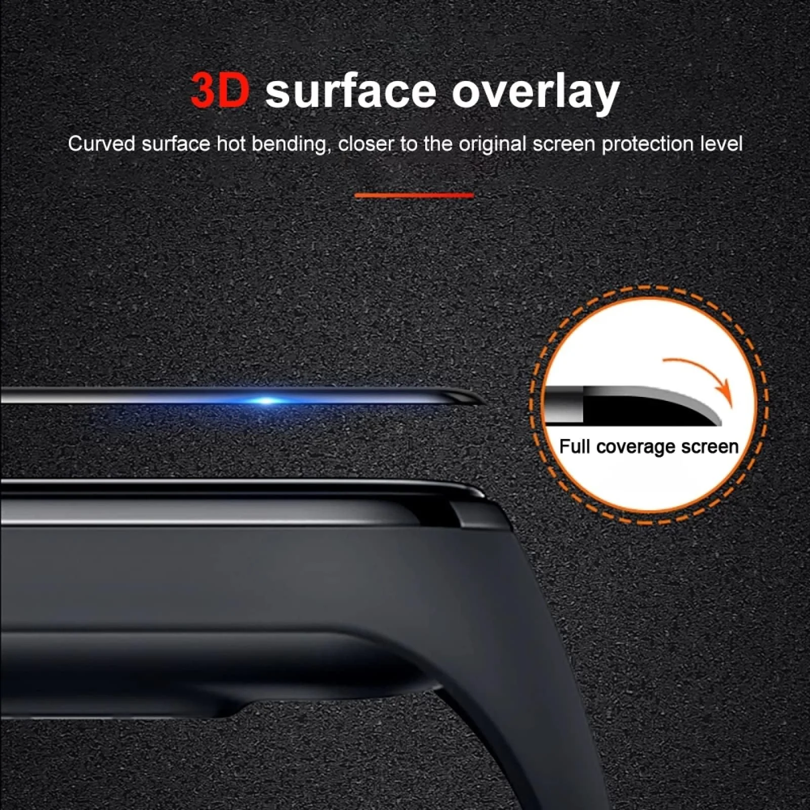 DL3 Mobilak Screen Protector For Xiaomi Watch Mibro X1, 3D Curved Soft Edge Protective Film [Anti-Scratch] [Bubble Free] [Ultra Shatterproof] [High Sensitive] (Not Glass) - Black