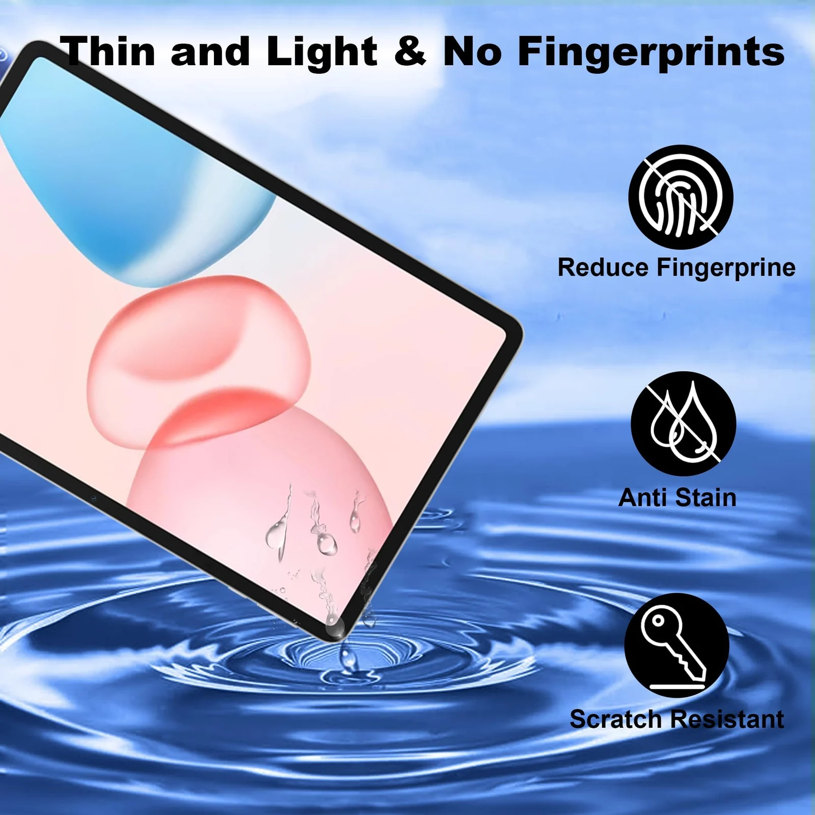 DL3 Mobilak Screen Protector For Honor Pad 10 12.1 Inch 2025 / Honor Pad 9 12.1 Inch 2024 Tempered Glass Film [HD Crystal ] [Easy Installation] [Scratch Resistant] [9H Hardness] - Clear