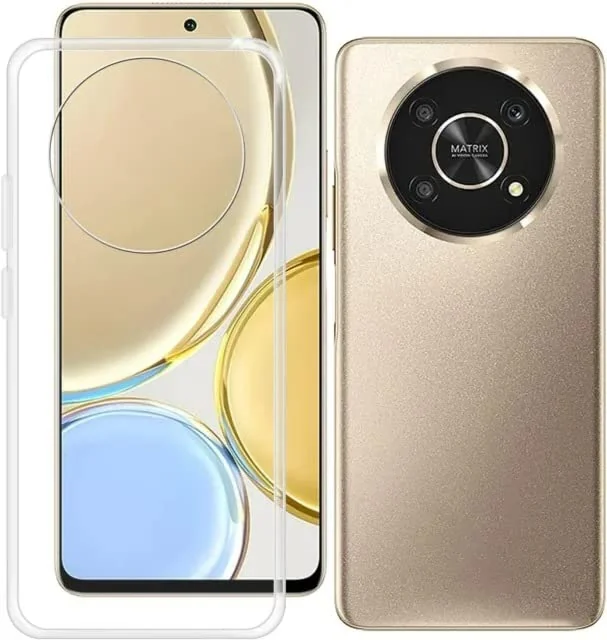 DL3 Mobilak Case Compatible with Honor X9a Case Crystal Soft TPU Gel Case Flexible Silicone Anti-Scratch Camera Protection TPU Cover - Clear