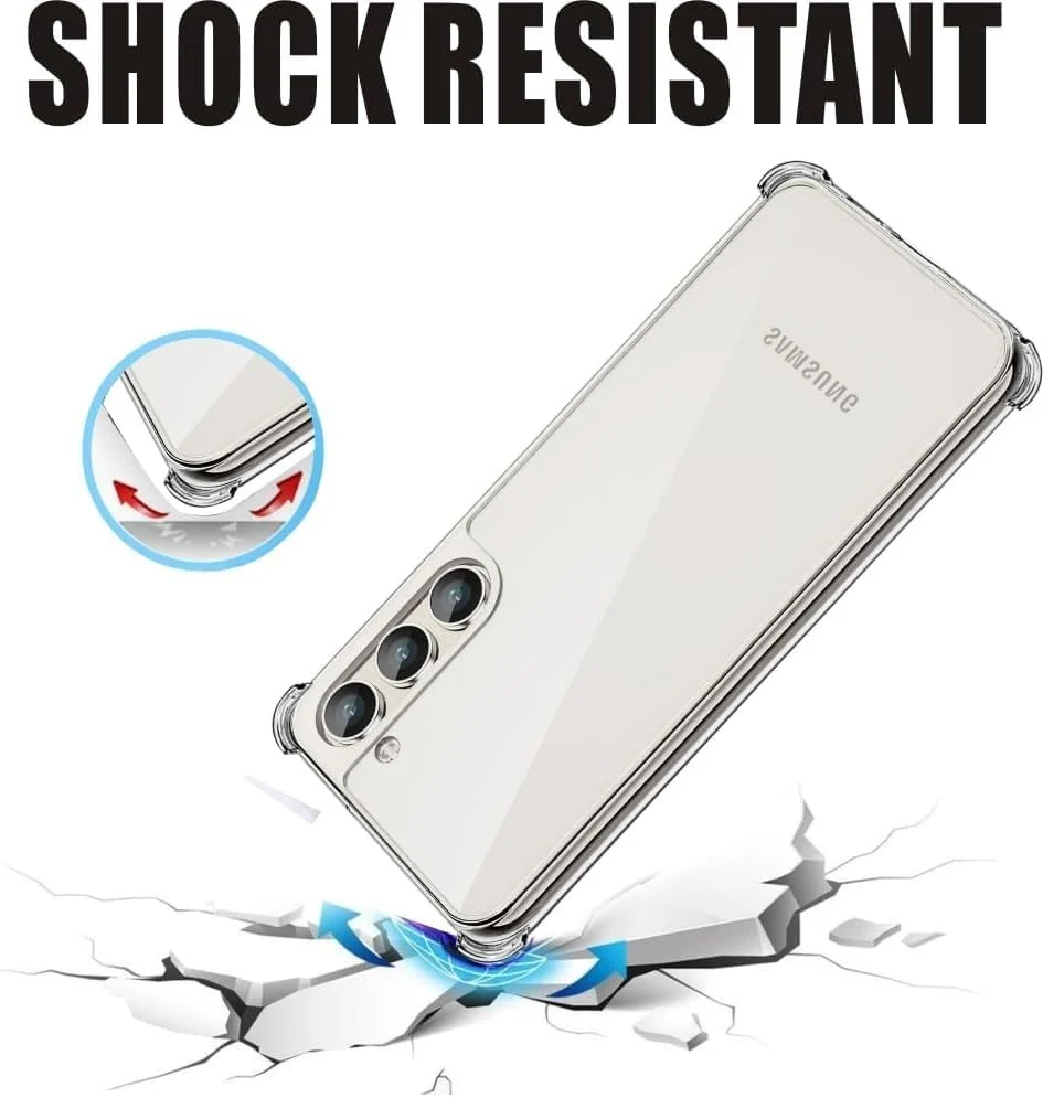 DL3 Mobilak Clear Protective Case for Samsung Galaxy S24 PLUS - Clear