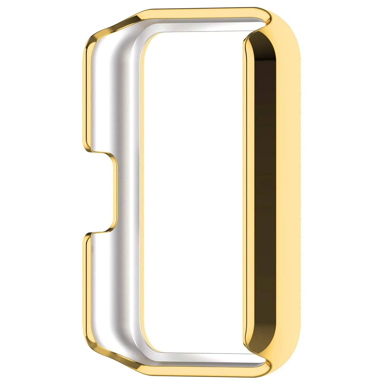 DL3 Mobilak Compatible with Huawei Watch Fit Case Replacement Bling Crystal Protector Case Cover Frame Plating Metal Color PC Shockproof Case Guard Thin Bumper Shell for Huawei Watch Fit - Gold