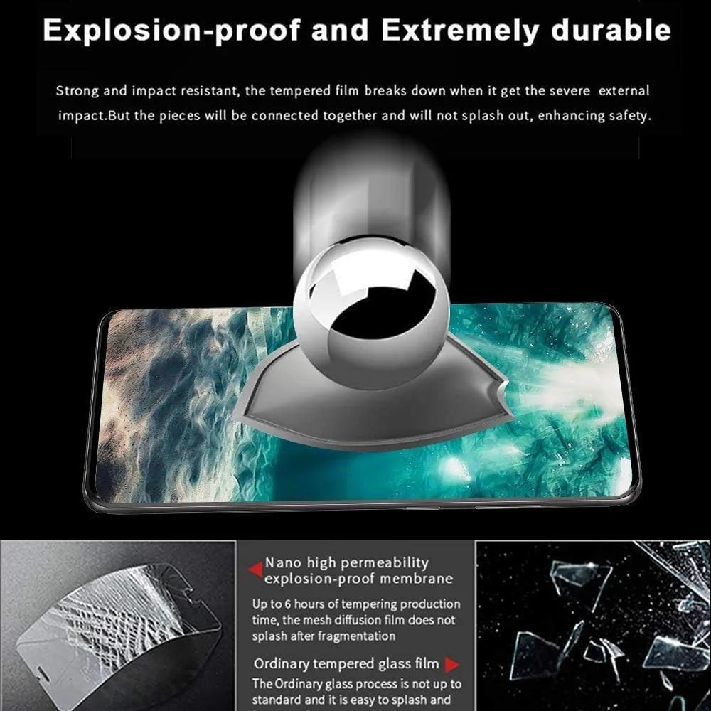 DL3 Mobilak Screen Protector for Samsung Galaxy S21 Ultra, Tempered Glass Screen Saver Premium HD Protective, Scratch Resistant, NO-Bubble, 9H Hardness, Full Coverage Film - Clear