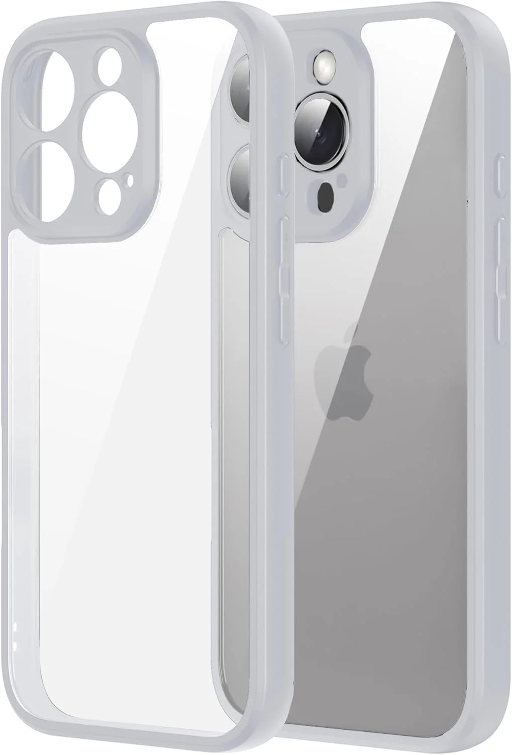 DL3 Mobilak Clear TPU Case for iPhone 15 pro max, Camera protection, Shock-absorbing protection, Scratch-resistant surface