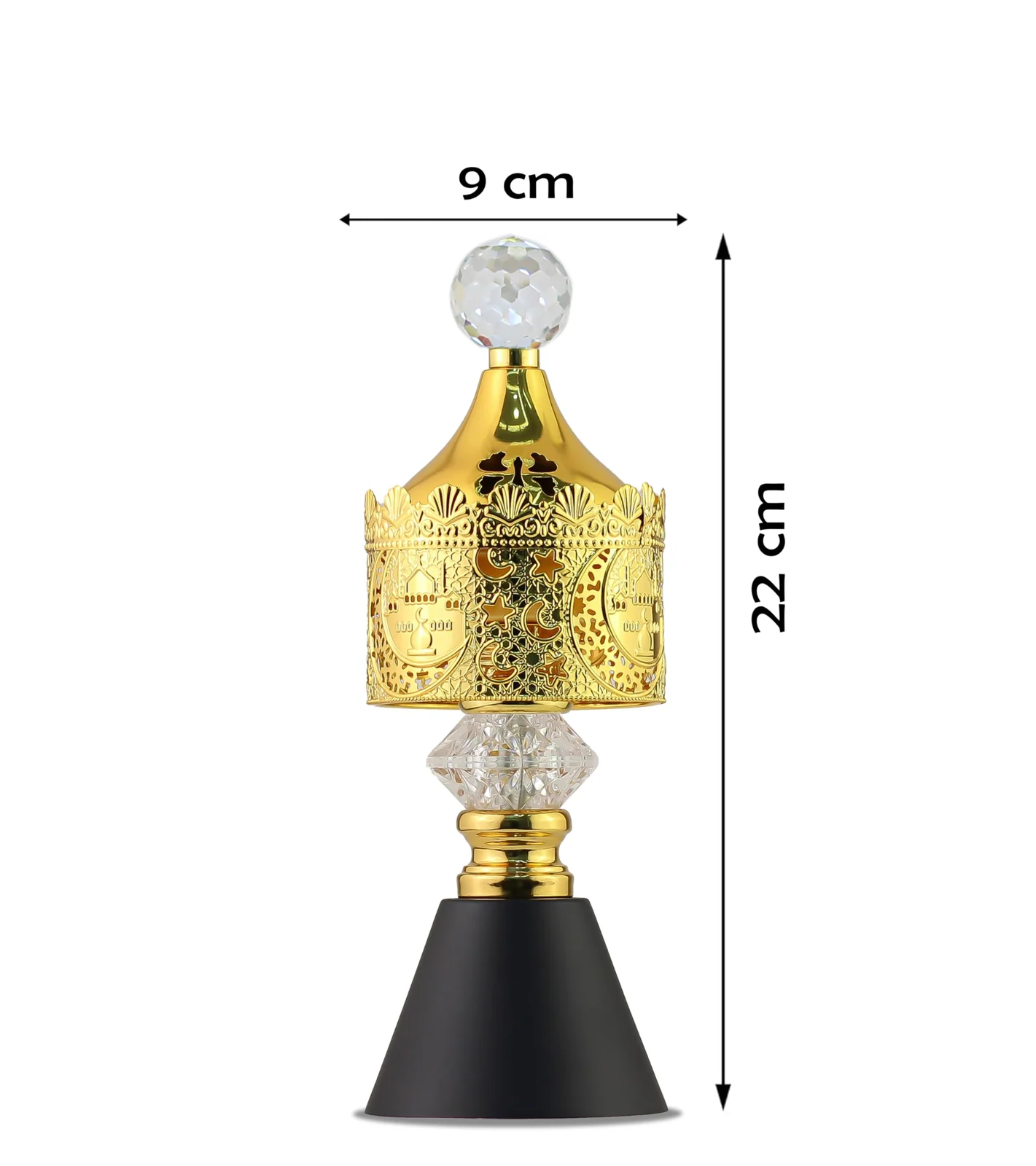 Mobigon Charcoal Incense Burner, Bakhoor Burner, Oud Frankincense Incense Burner, Vintage Arabic Burner, Suitable For Arabian Oud, Yoga, Spa and Aromatherapy, Office & Home Decor - style 19