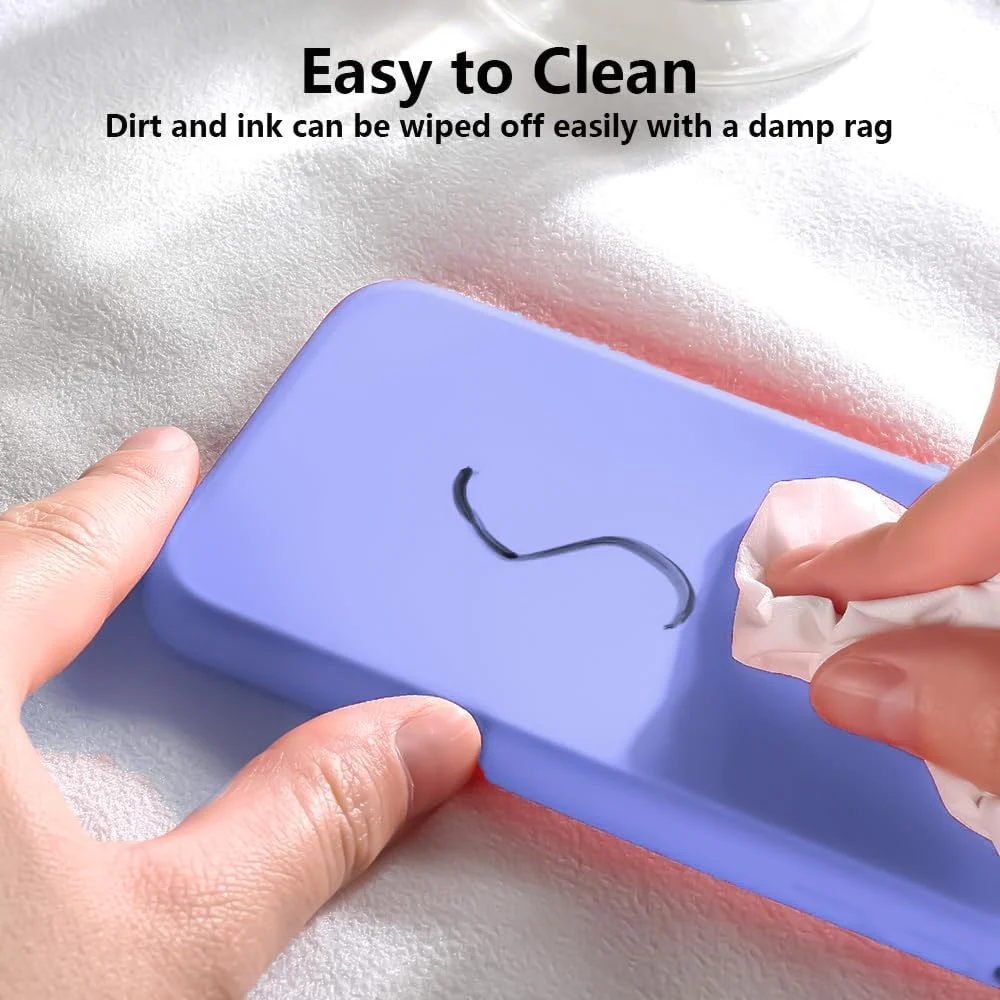 DL3 Mobilak Samsung Galaxy S21 Ultra 5G Case, Soft Flexible Silicone Gel Rubber Bumper Cover, Slim Fit Full Body Shockproof Protective Phone Case - Baby Blue