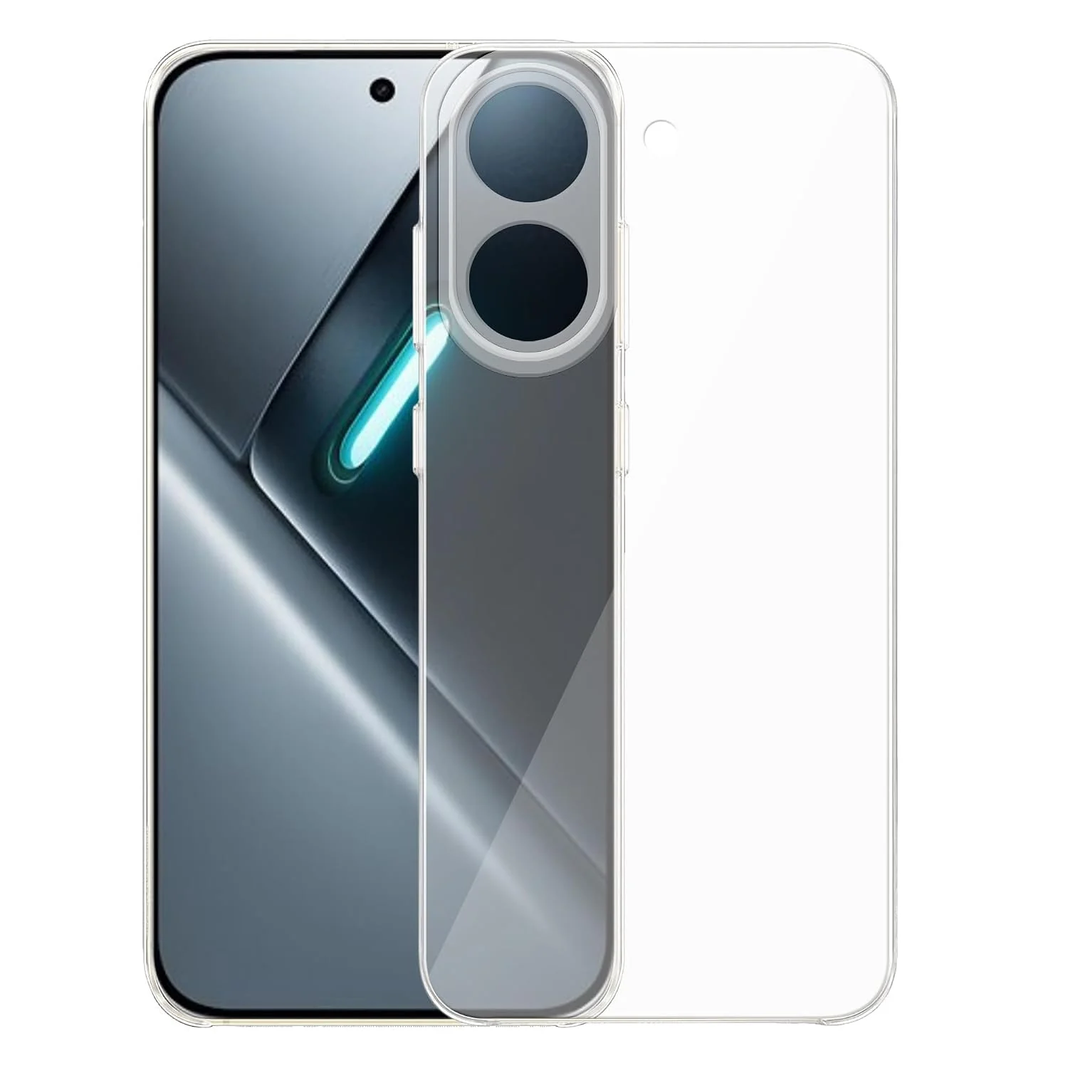 MOBIGON Crystal-Clear Soft TPU Phone Case for Xiaomi Redmi Turbo 5 5G / POCO X8 Pro 5G, Clear