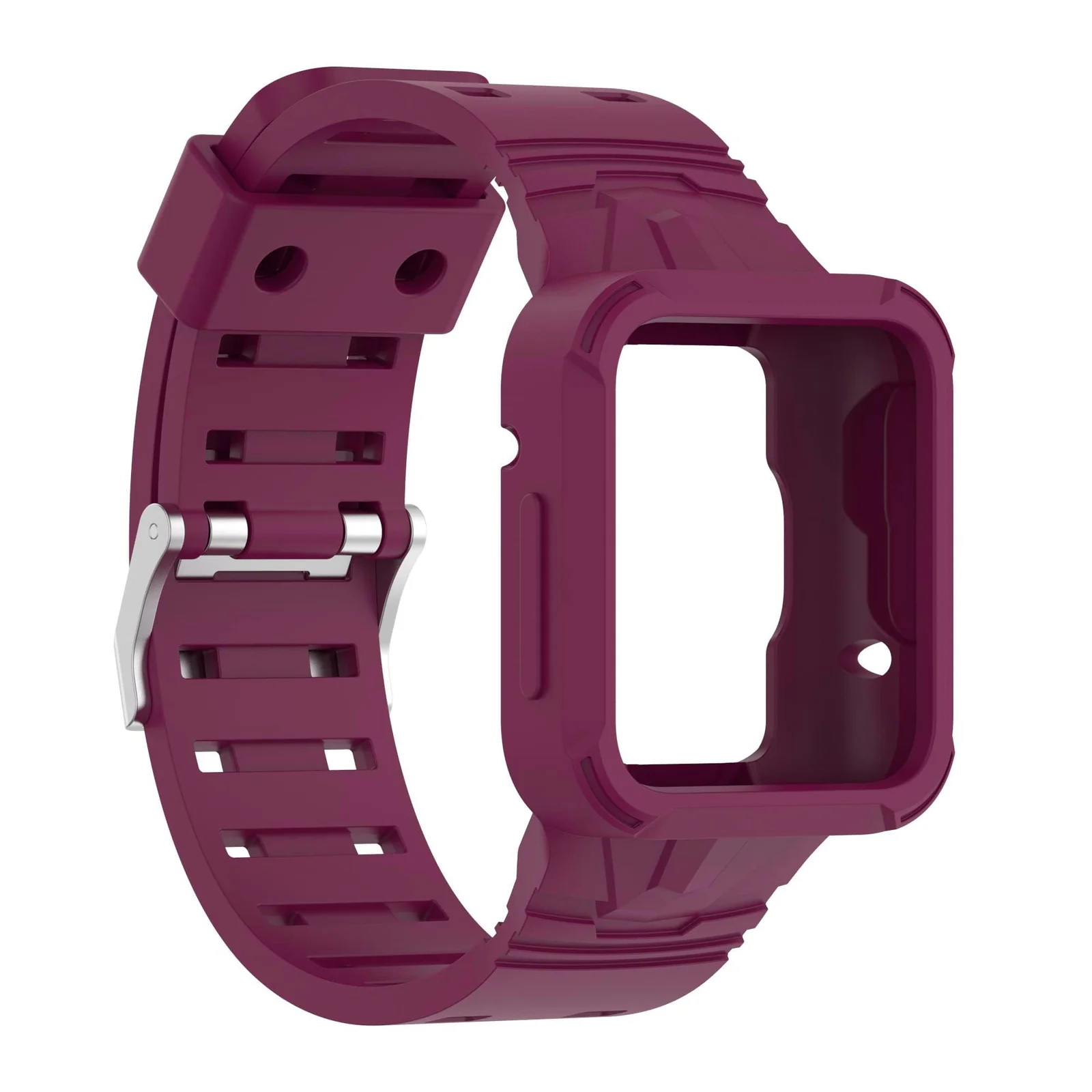DL3 Mobilak Replacement Wrist Band Compatible with Xiaomi Redmi Watch 2 Lite/Mi Watch Lite/Poco Watch/Redmi Watch 2/Horloge 2, Adjustable Soft Silicone Wrist Strap with Cover - Black