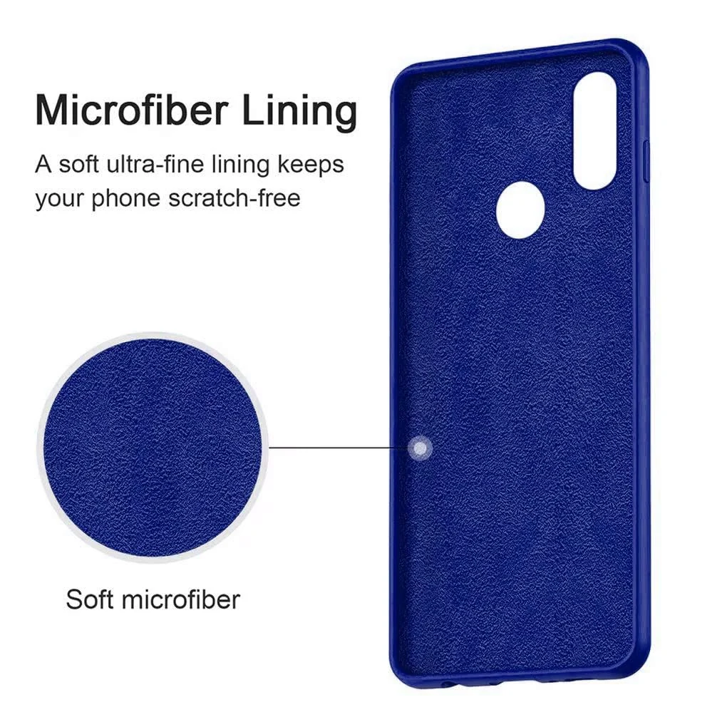 DL3 Mobilak Soft Silicone Protective Case for Huawei nova 3i with Microfiber Lining and Shockproof Design - Pepsi