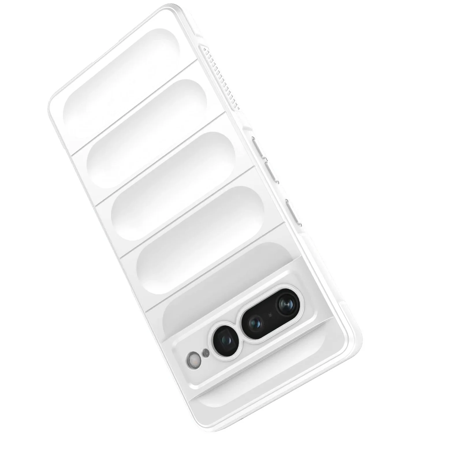 DL3 Mobilak Rugged Protective Case for Google Pixel 7 Pro, Camera protection, Shock-absorbing protection, Non-slip grip - White