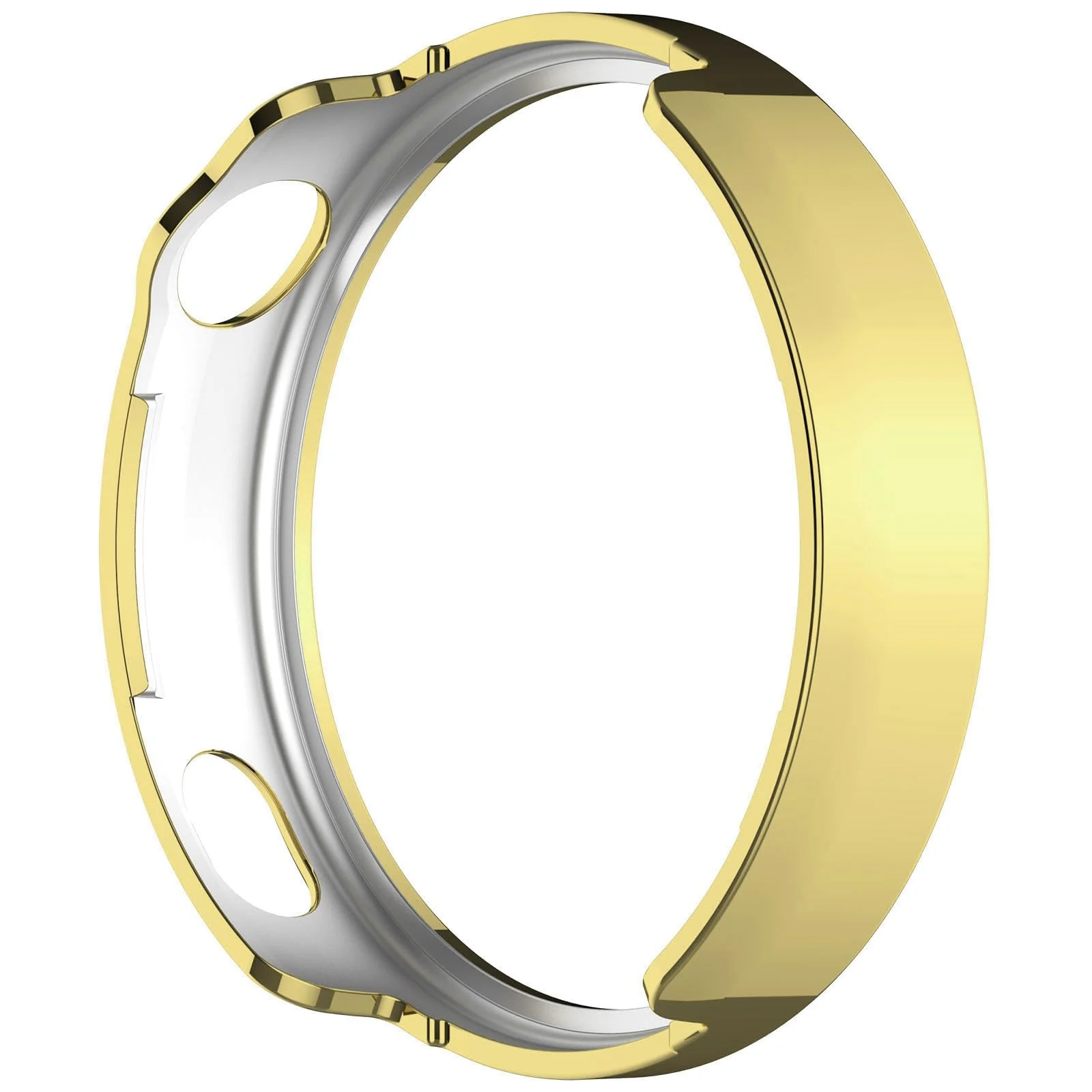DL3 Mobilak Bling Case for Huawei Watch GT6 41MM, Slim Hard PC Frame Cover with Crystal Diamond Bumper Design (Without Screen Protector), Protective Case for Women and Girls for GT 6 41 mm - Gold