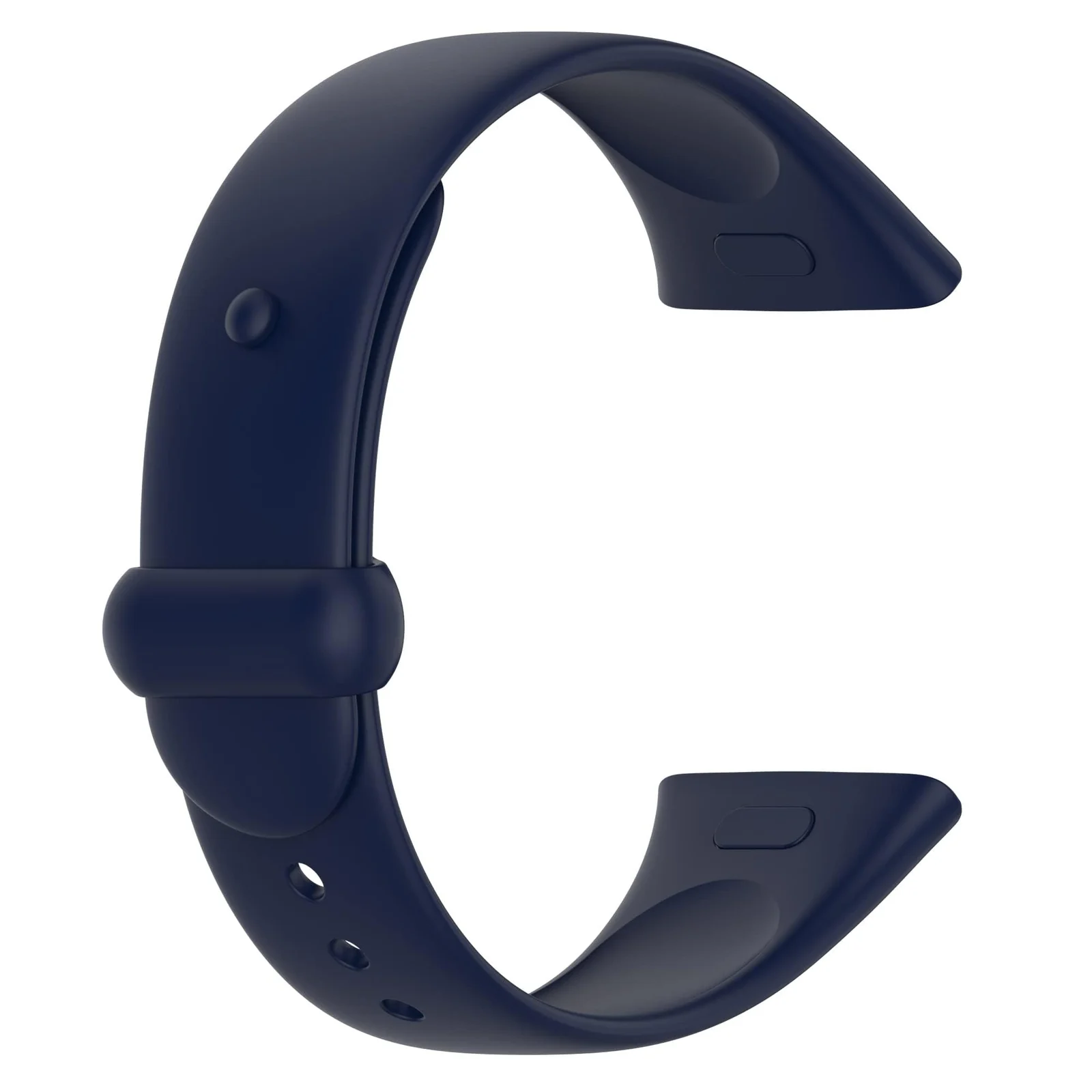 DL3 Mobilak Strap for Xiaomi Redmi Watch 3 Only, Soft Silicone Watch Band with Secure Buckle, Sport Replacement Wristband Bracelet Strap for Men & Women - Midnight Blue