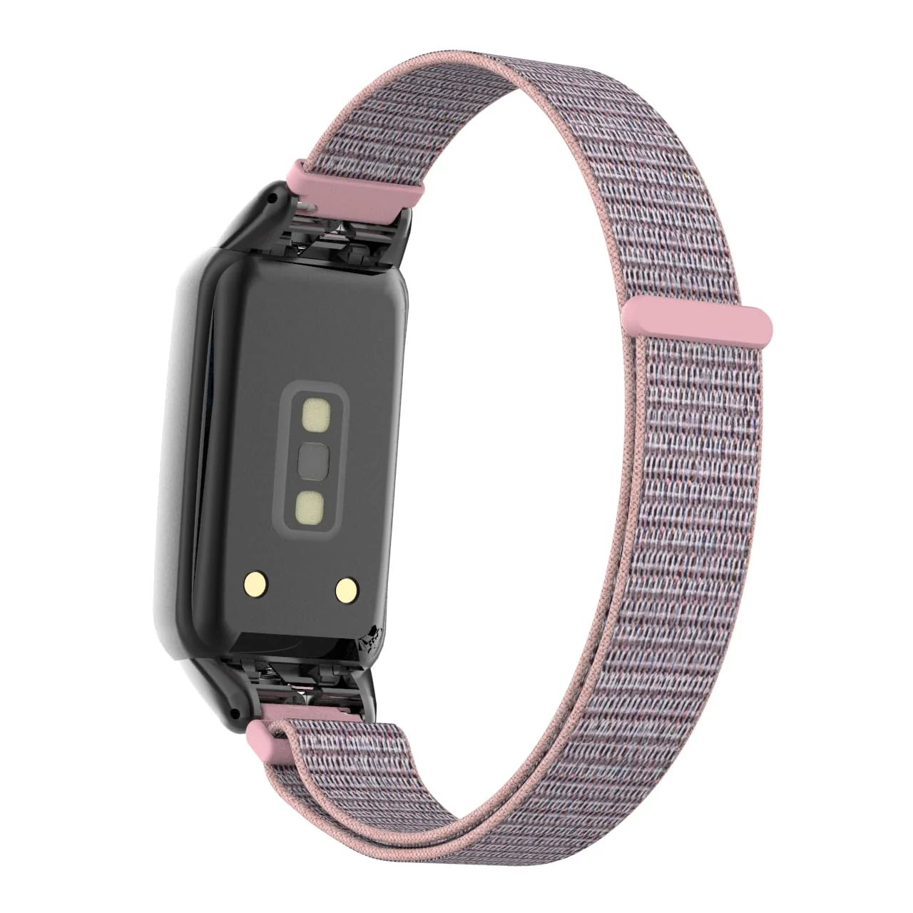 DL3 MOBILAK Nylon Band for Honor Band 6/Huawei Band 6 Pro/Huawei Band 6,Nylon Watch Strap Sport Wristband Soft Replacement Watch Strap Adjusable Wrist for Women Girl - Pink