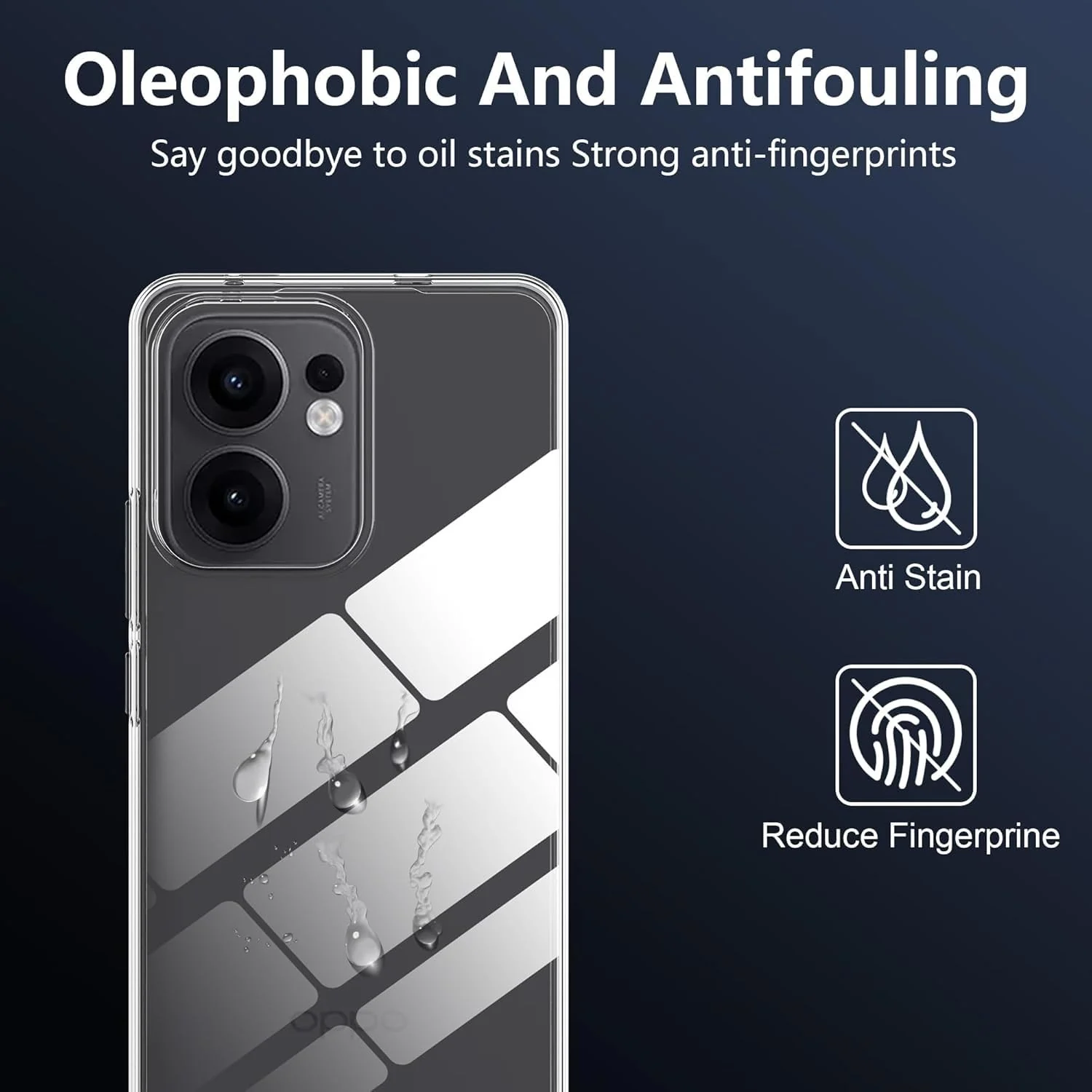 DL3 Mobilak Case Compatible with OPPO Reno 13F 4G/5G Case Crystal Soft TPU Gel Case Flexible Silicone Anti-Scratch TPU Cover - Clear