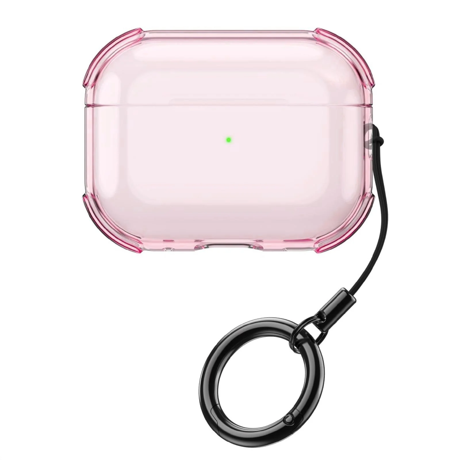 DL3 Mobilak AirPods Pro 3 (2025) Case, Clear TPU Material, Case Cover for Apple AirPod Pro 3nd Generation, Full-Body Protection, Lightweight, Anti-Scratch, Shockproof, Dustproof, Anti-Lost - Pink